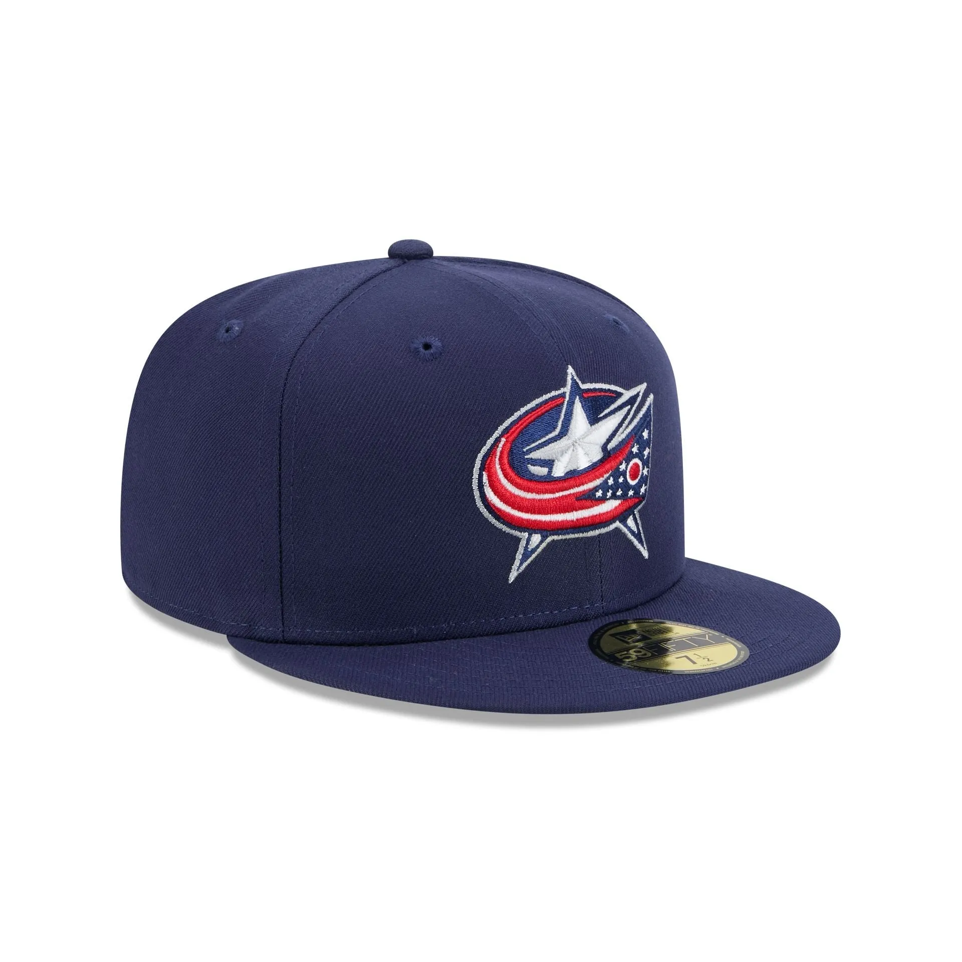 Columbus Blue Jackets Rear Wordmark 59FIFTY Fitted Hat