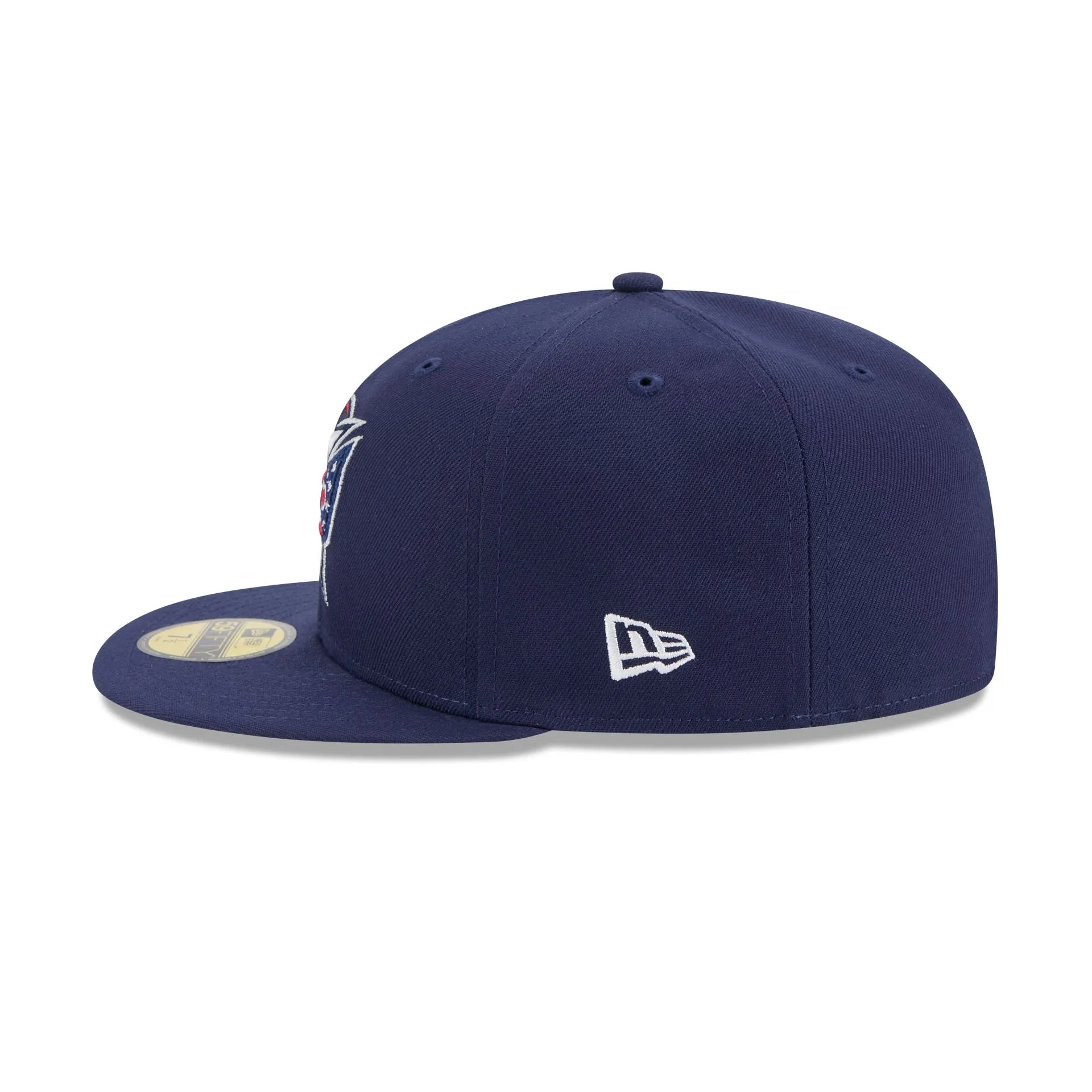 Columbus Blue Jackets Rear Wordmark 59FIFTY Fitted Hat