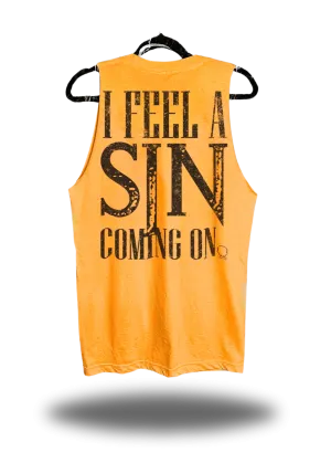 COMING ON TANK TOP*YELLOW*