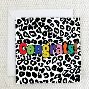 'Congrats' Greeting Card
