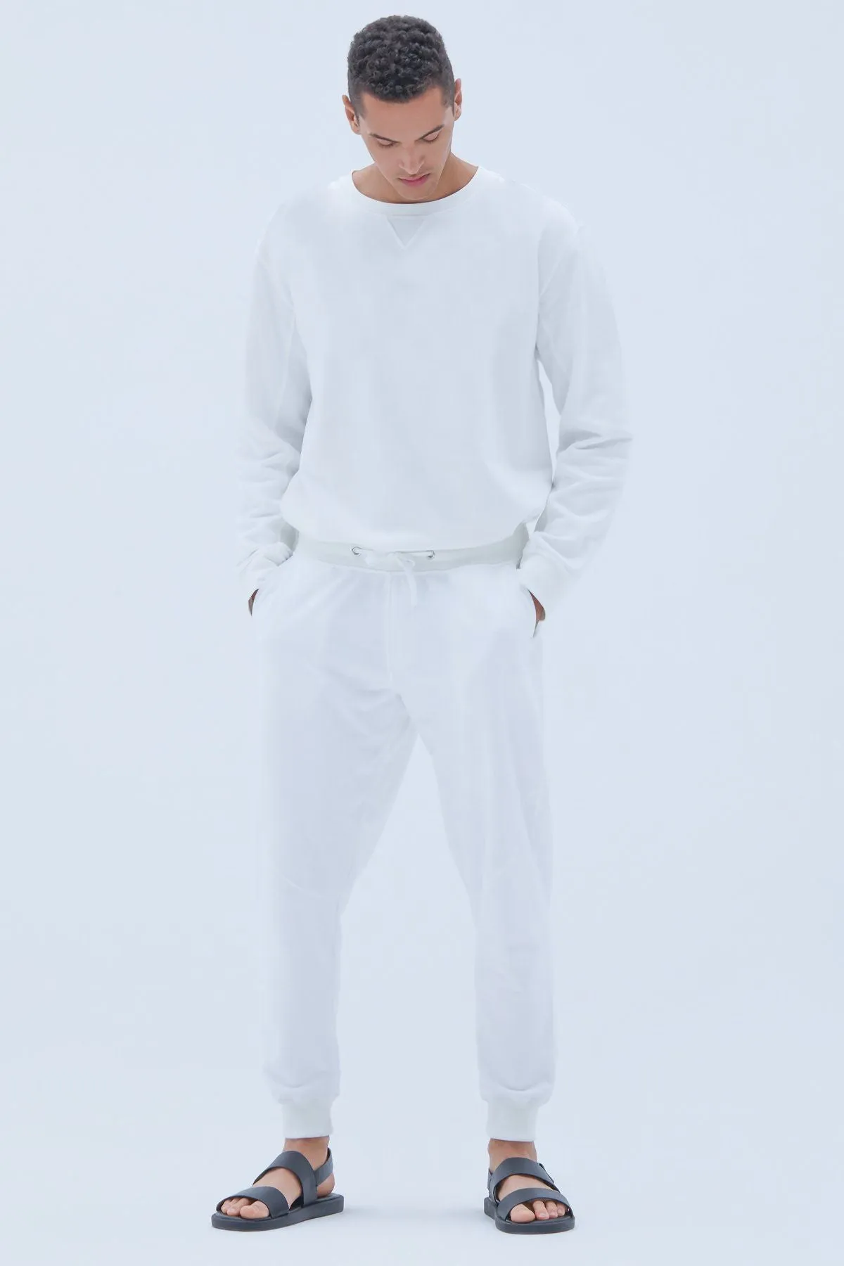 Core Jogger in White