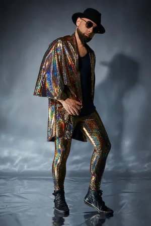 Cosmic Super Sparkle Gold Kimono
