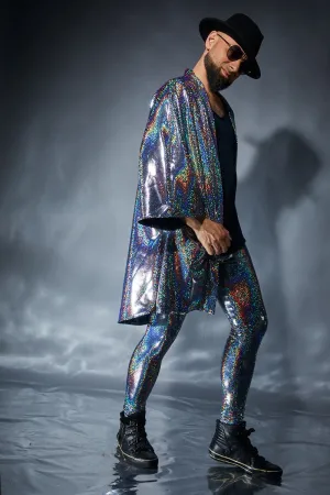 Cosmic Super Sparkle Silver Kimono