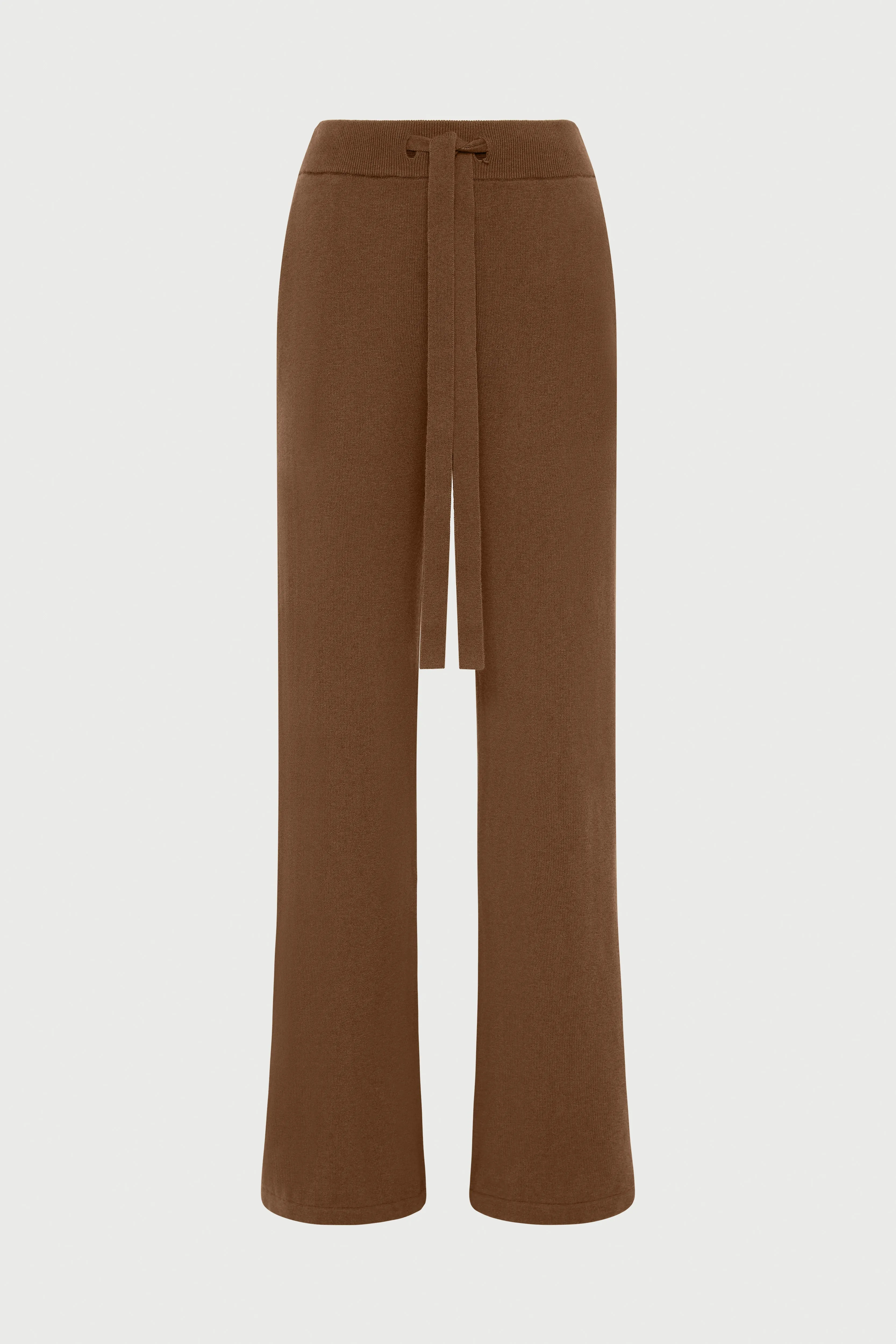 Cotton Cashmere Wide Leg Pant