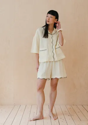 Cotton Pyjamas in Buttermilk