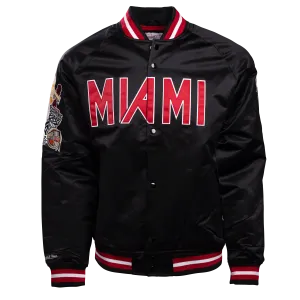 Court Culture x Mitchell and Ness Wade HOF Satin Jacket