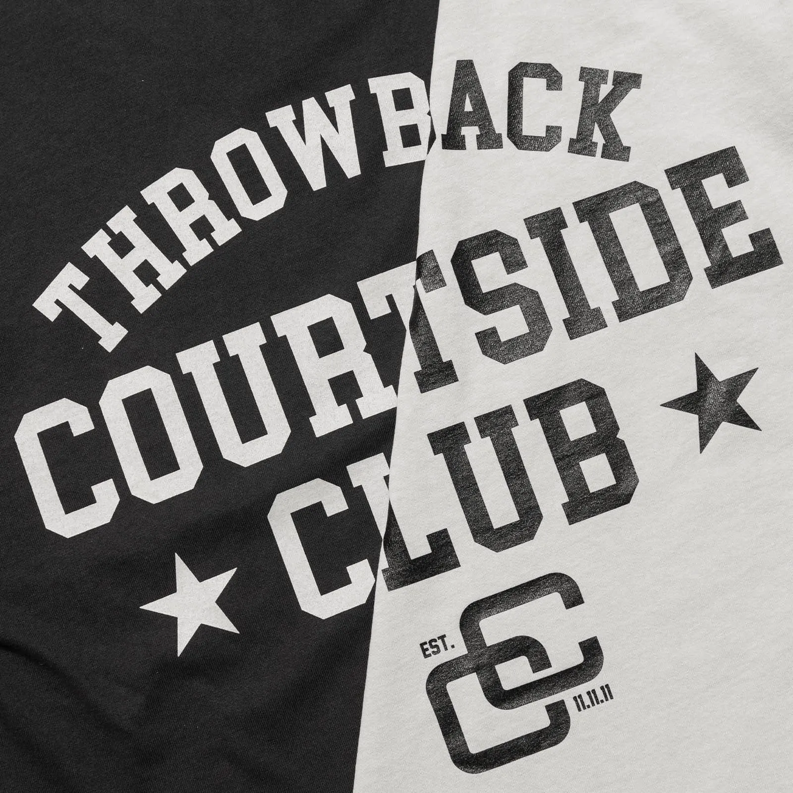 Courtside Club T-Shirt - Faded Bone
