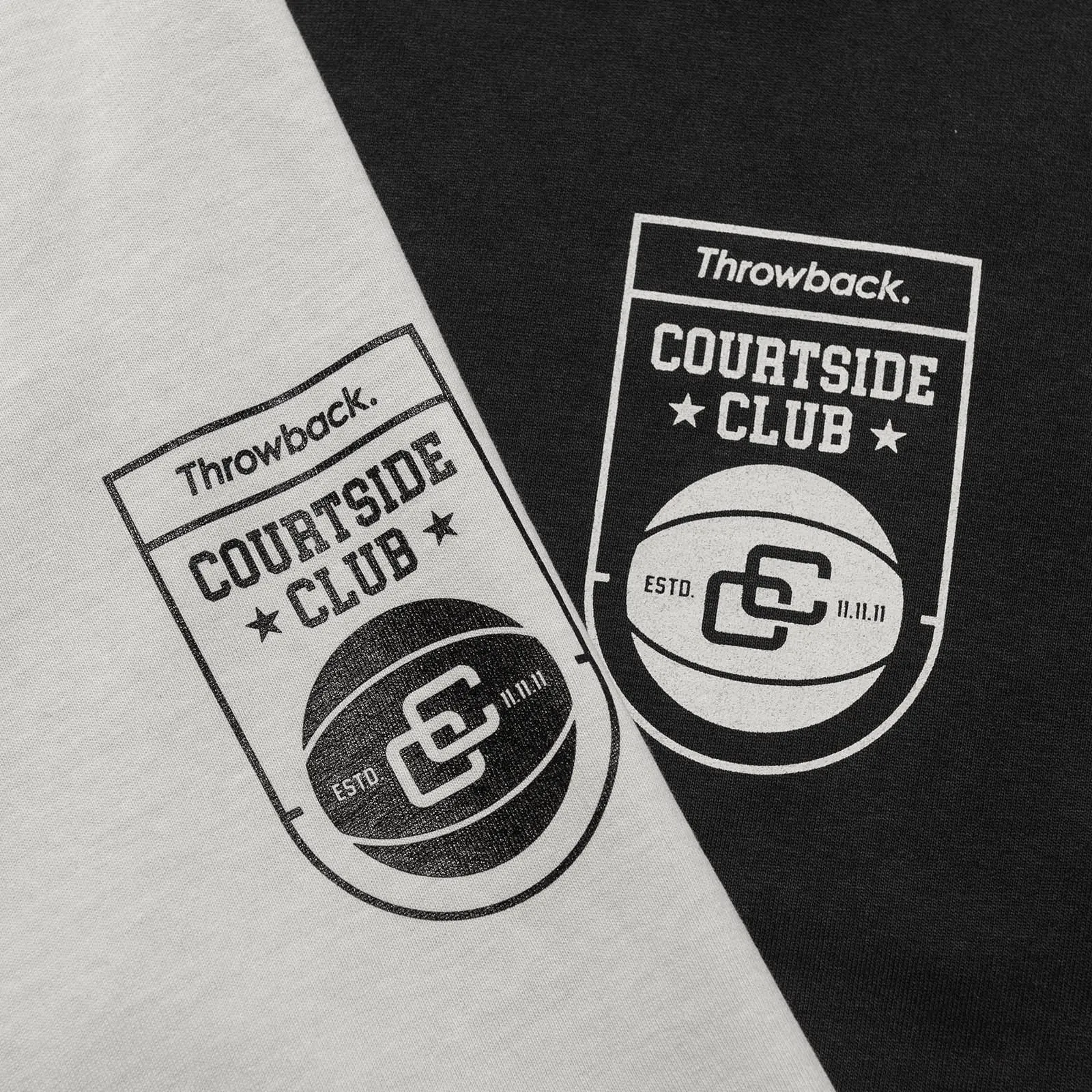Courtside Club T-Shirt - Faded Bone