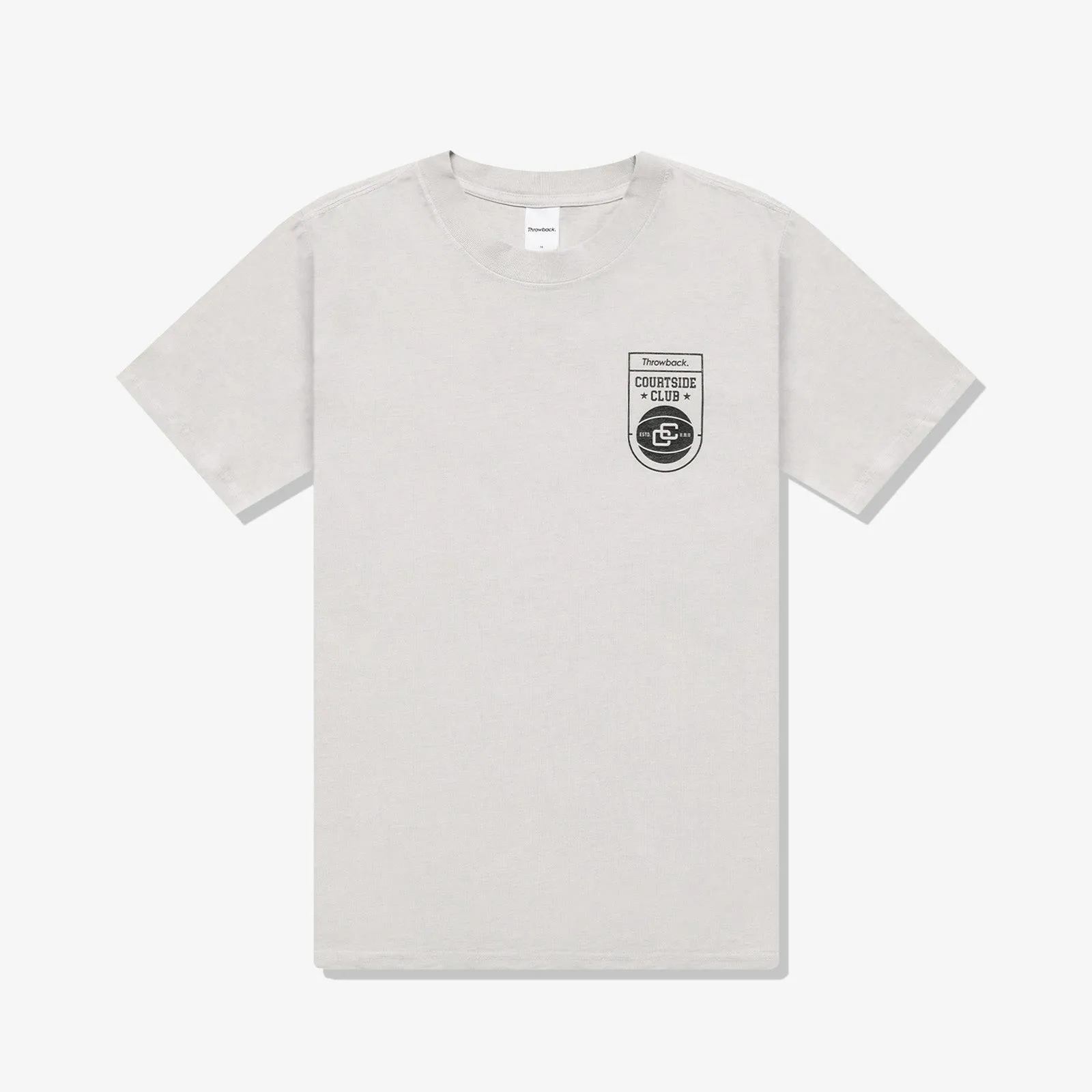Courtside Club T-Shirt - Faded Bone