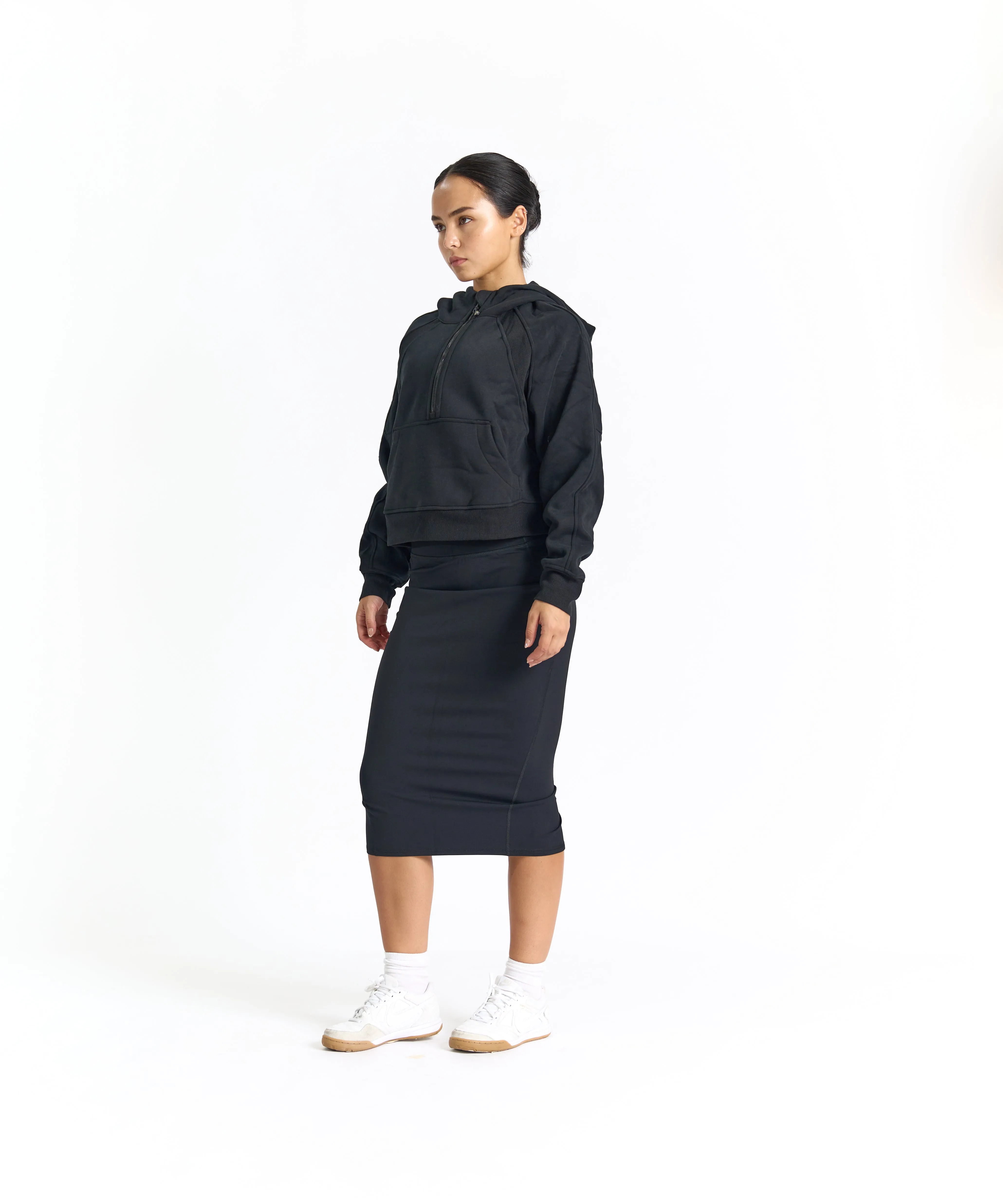 CozyEase Oversized Half-Zip Hoodie