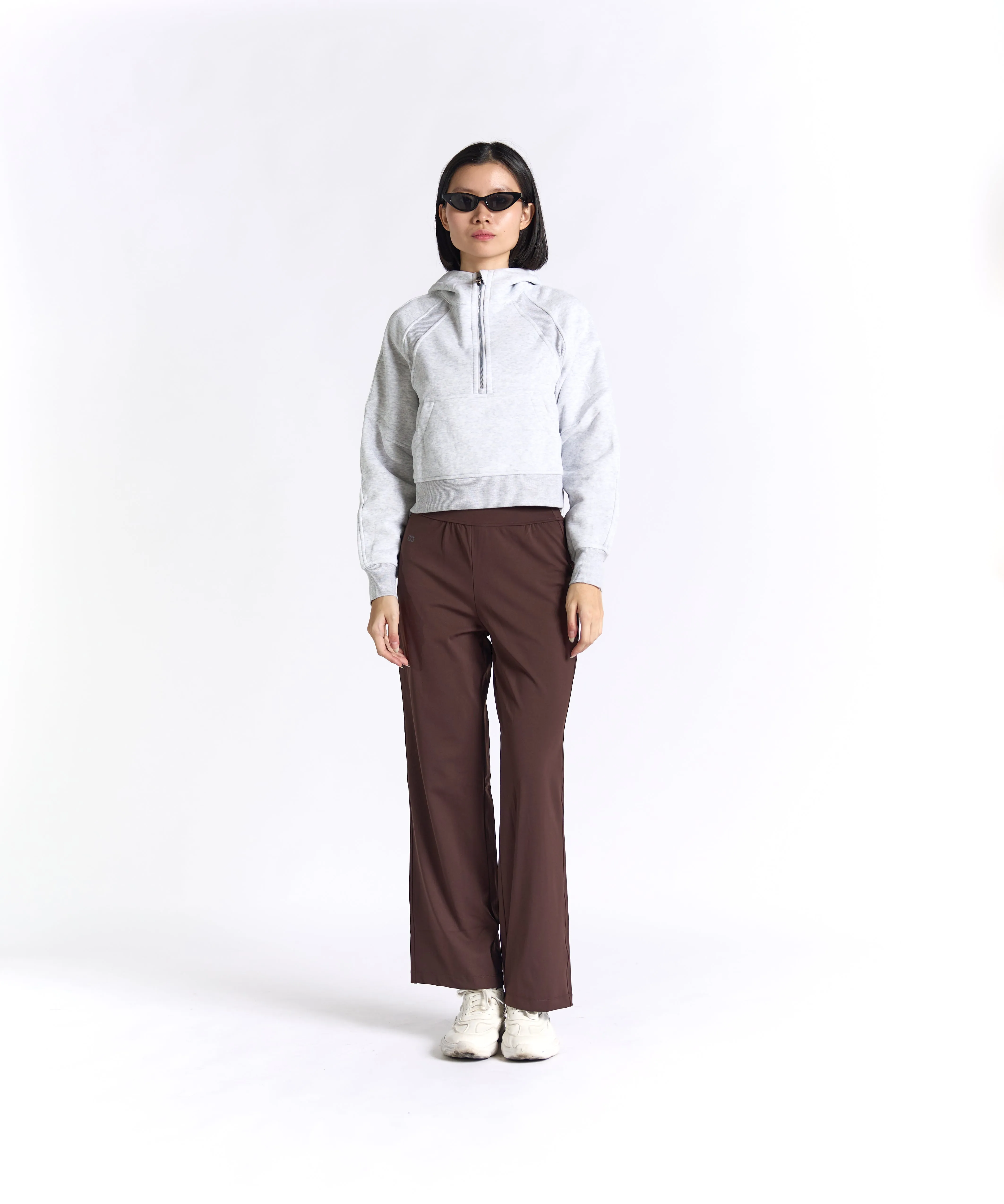 CozyEase Oversized Half-Zip Hoodie