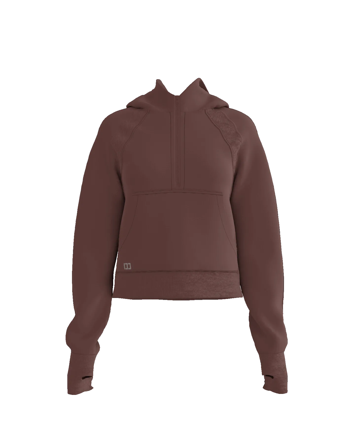 CozyEase Oversized Half-Zip Hoodie