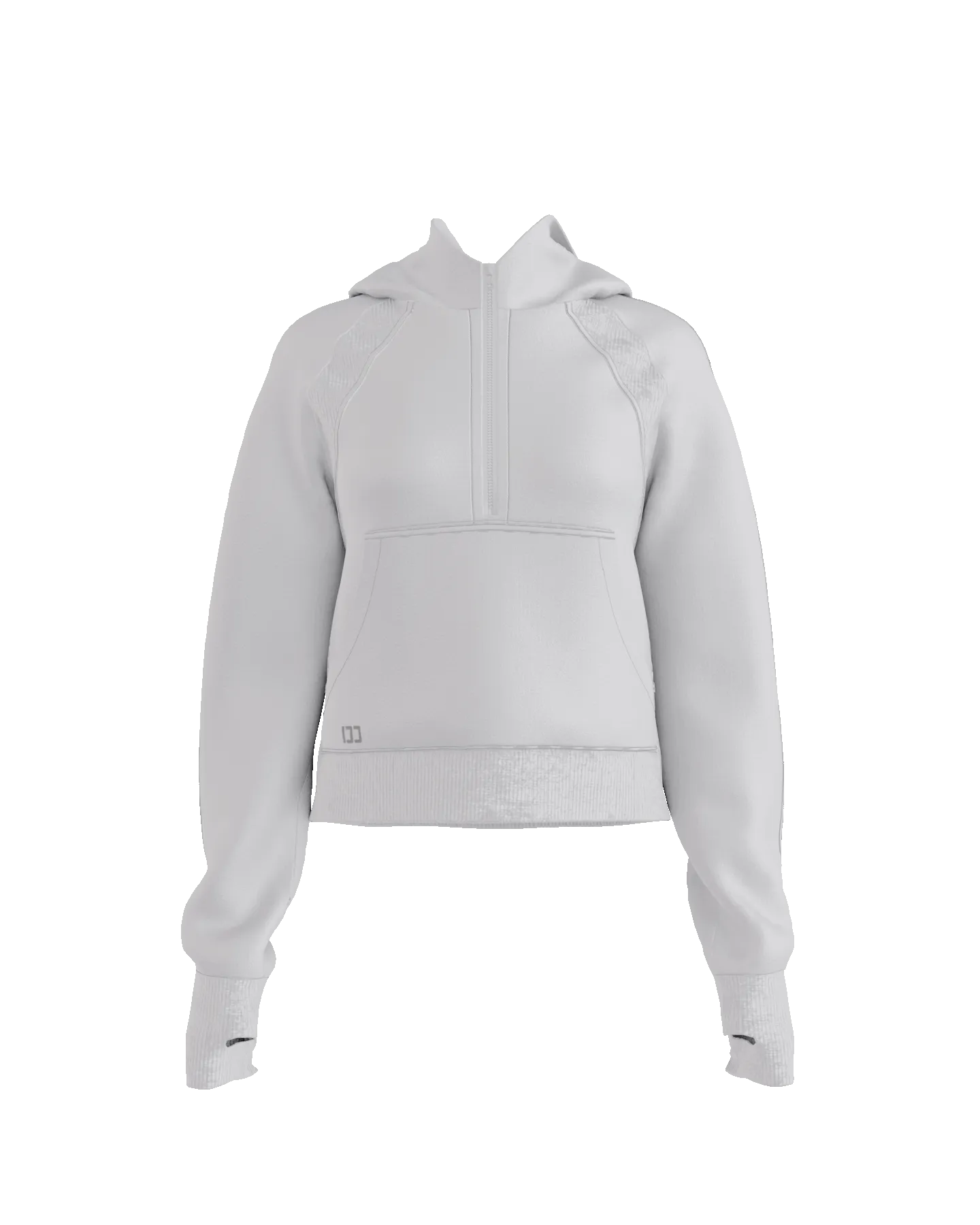CozyEase Oversized Half-Zip Hoodie