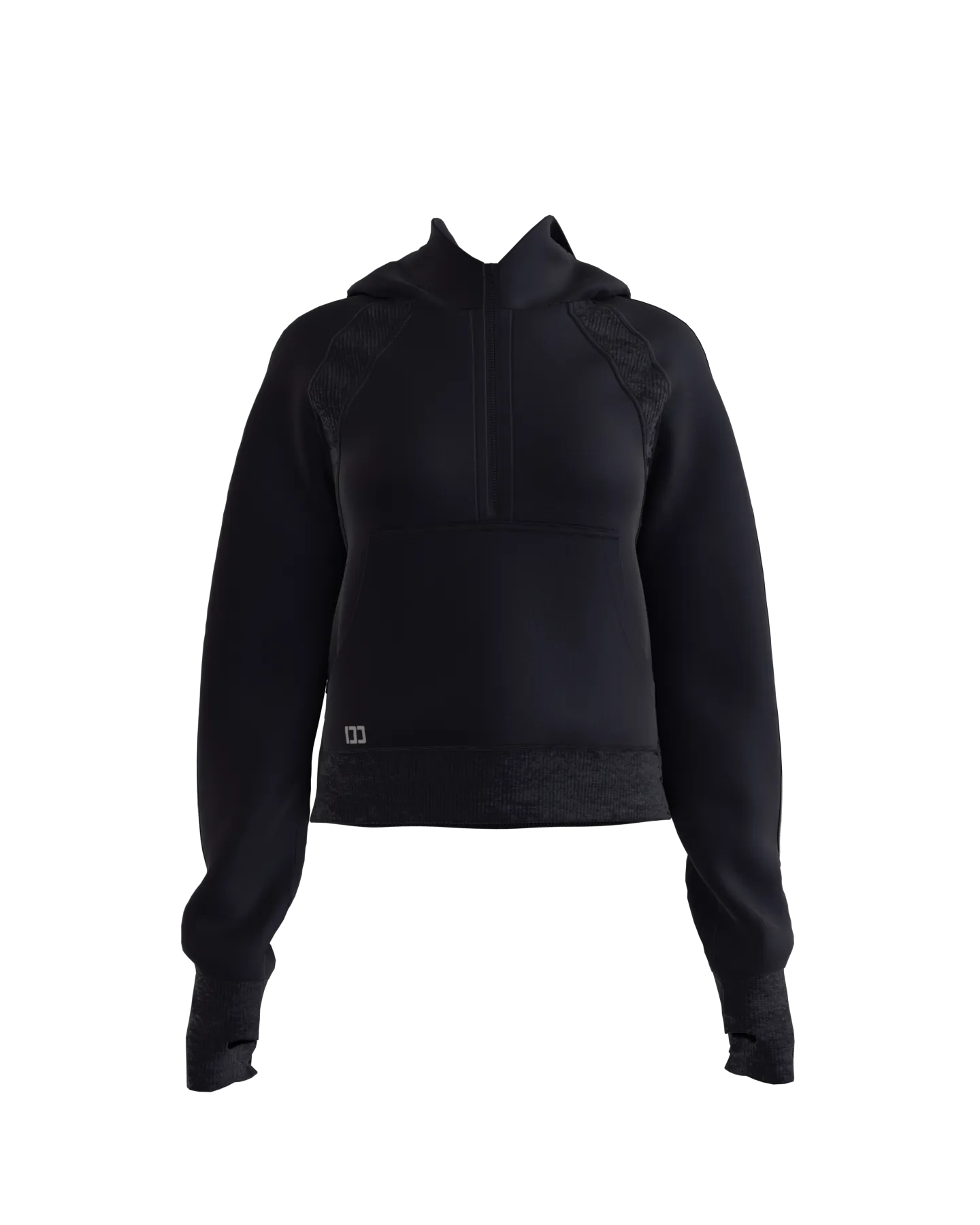 CozyEase Oversized Half-Zip Hoodie