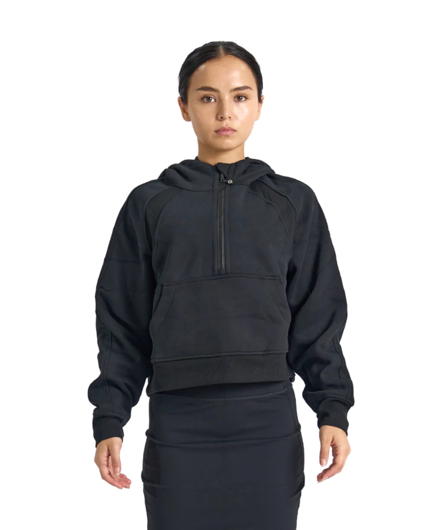 CozyEase Oversized Half-Zip Hoodie