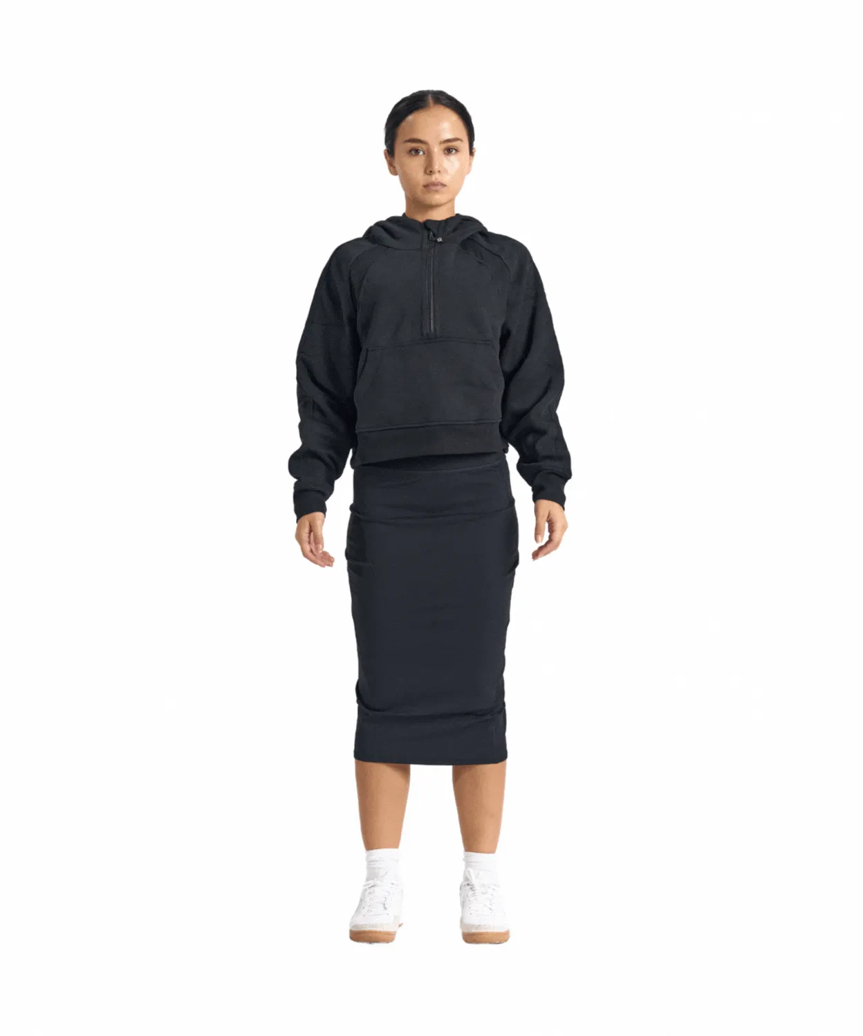 CozyEase Oversized Half-Zip Hoodie