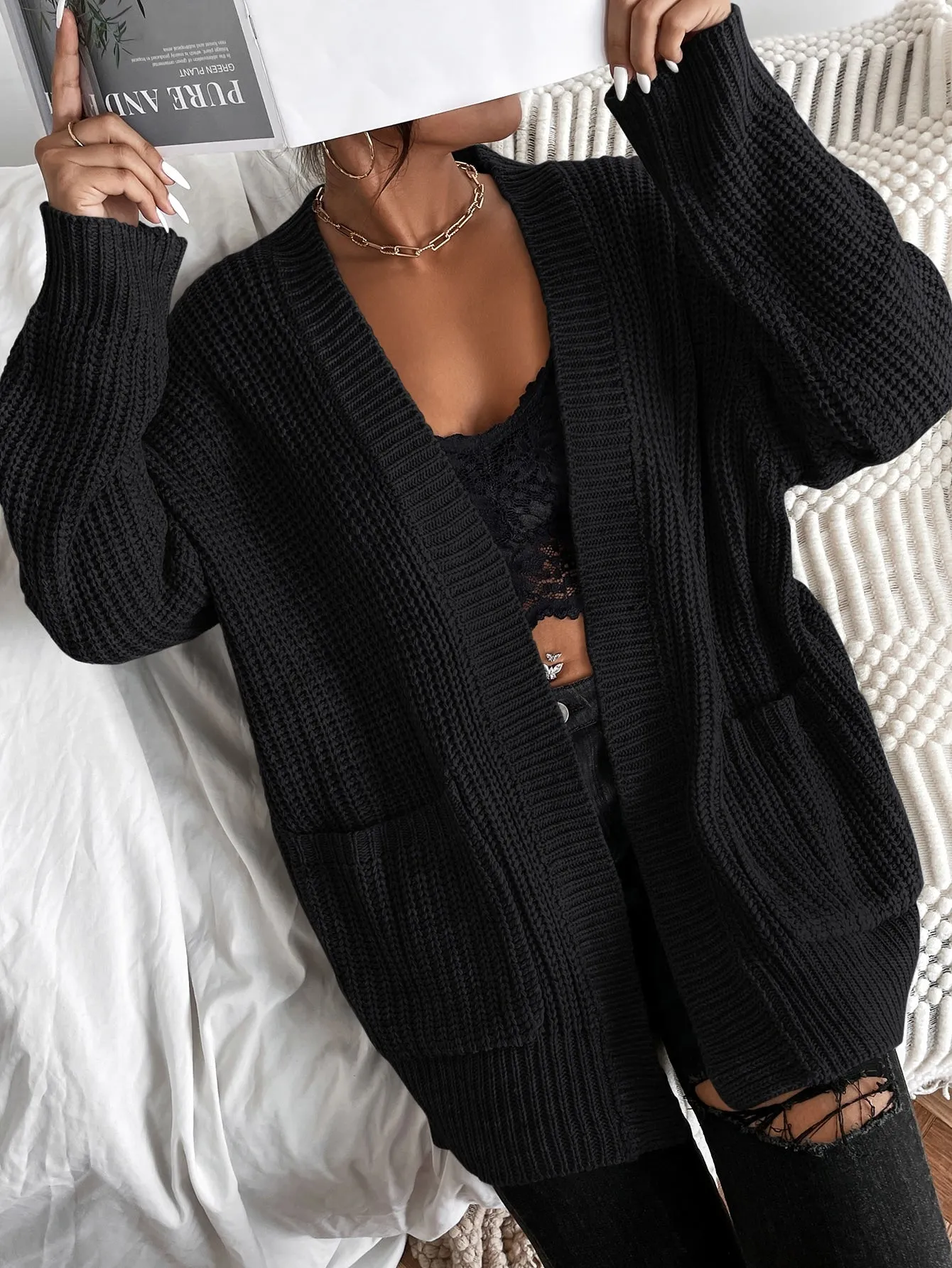 Cárdigan Acampanado Cherry Vibes | Moda Chic en