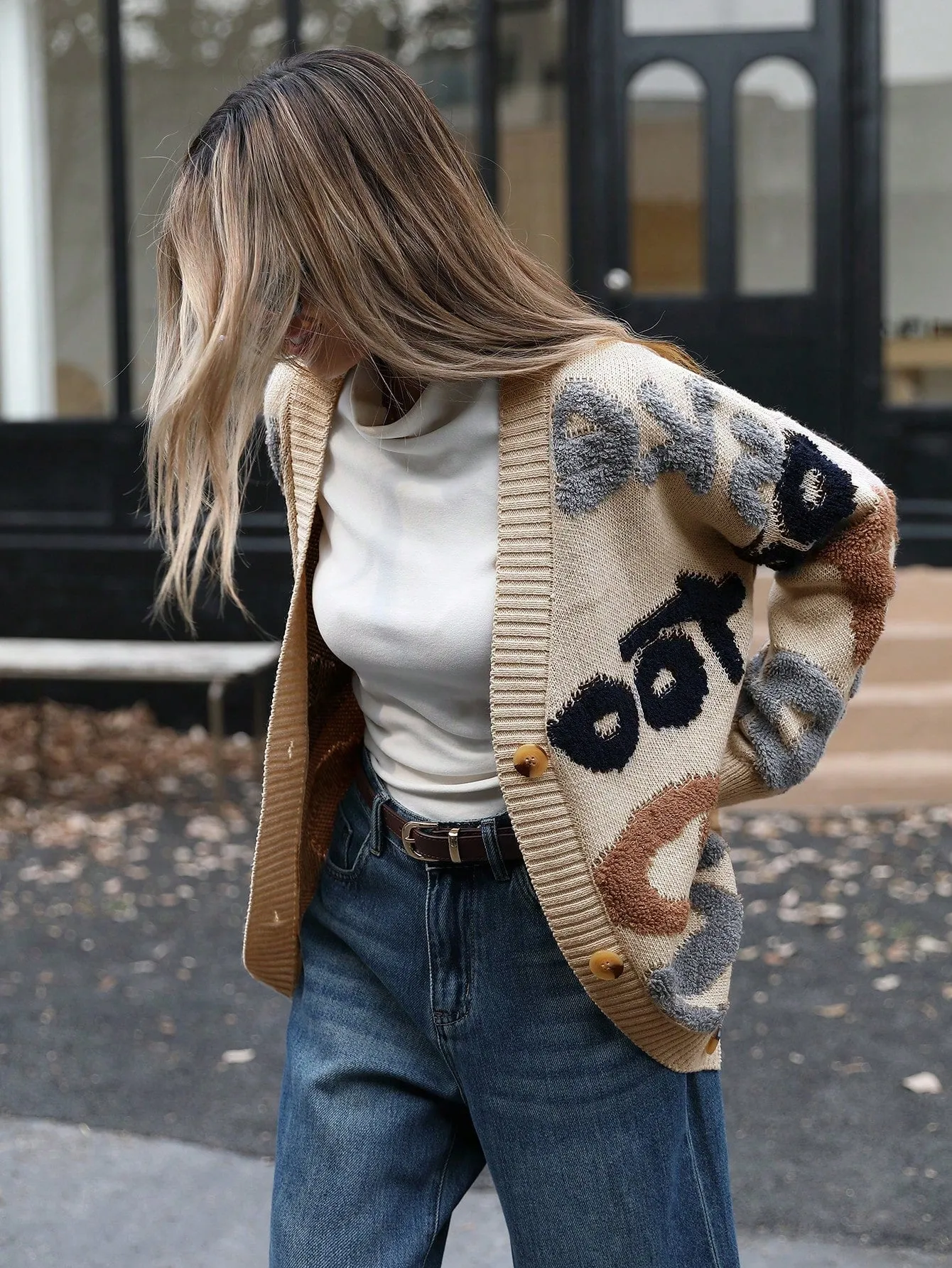 Cárdigan Aveloria: Estilo Oversized en Cherry Vibes