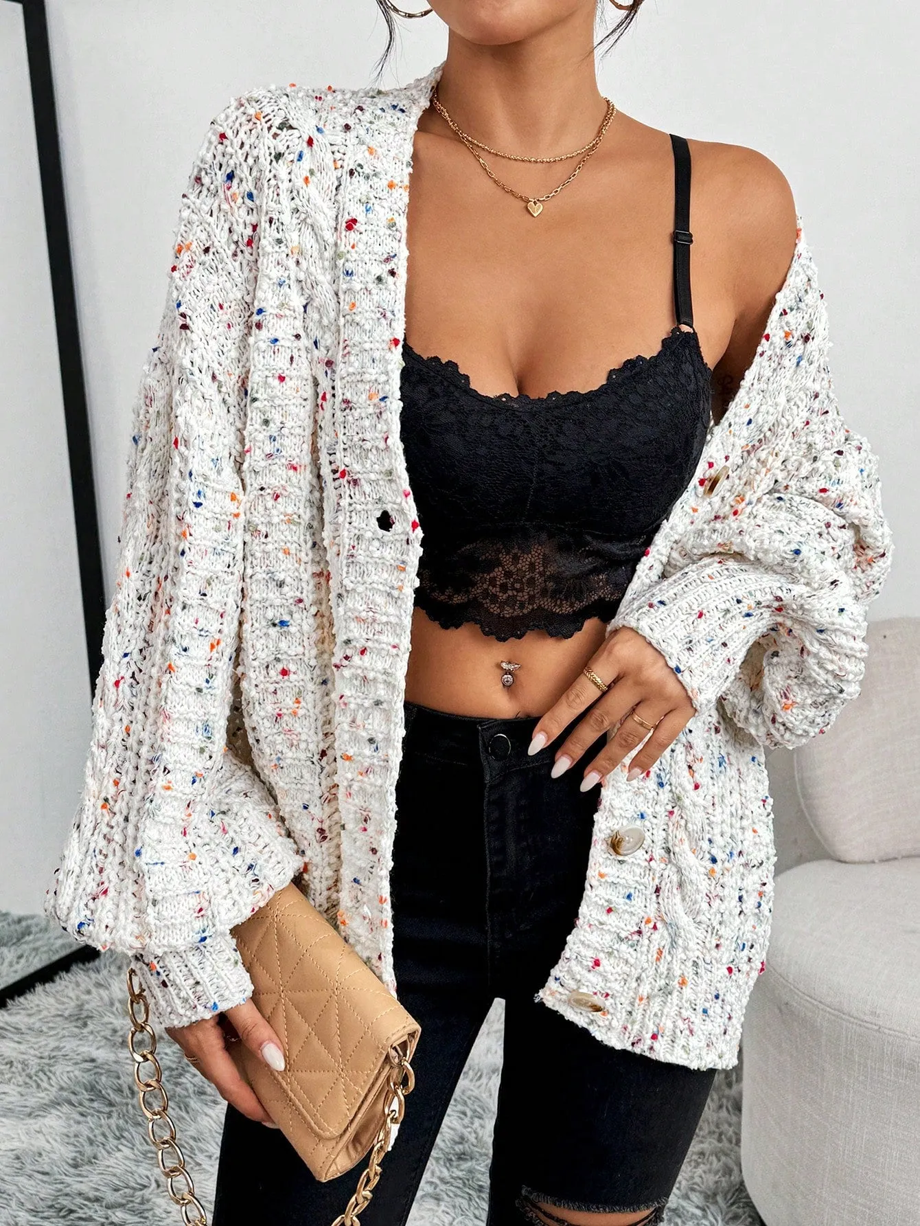 Cárdigan ChicEase de Cherry Vibes para tu look diario 🌟