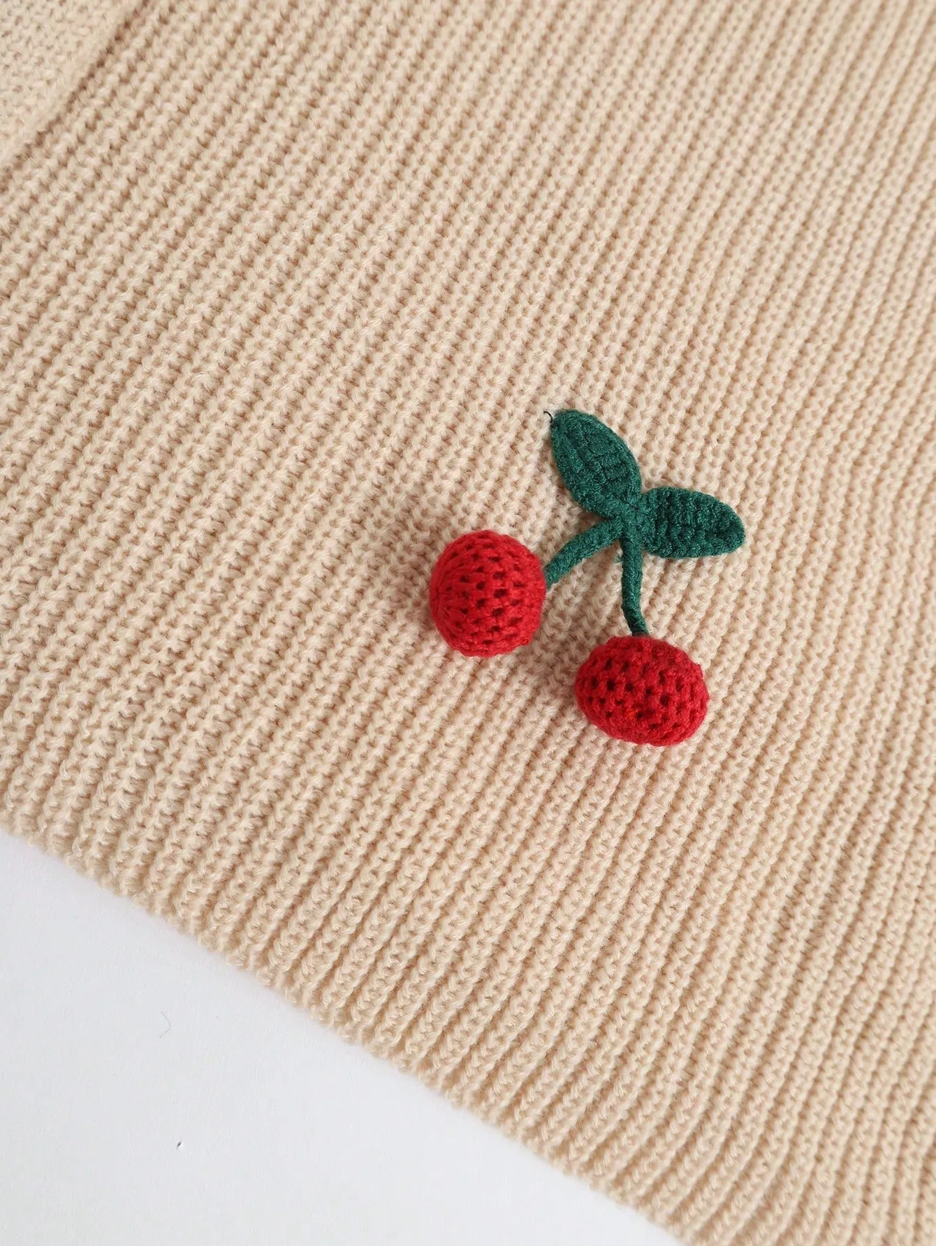 Cárdigan holgado Cherry Vibes con cerezas para mujer 🍒