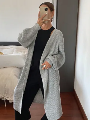 Cárdigan Largo Holgado para Mujer - Cherry Vibes