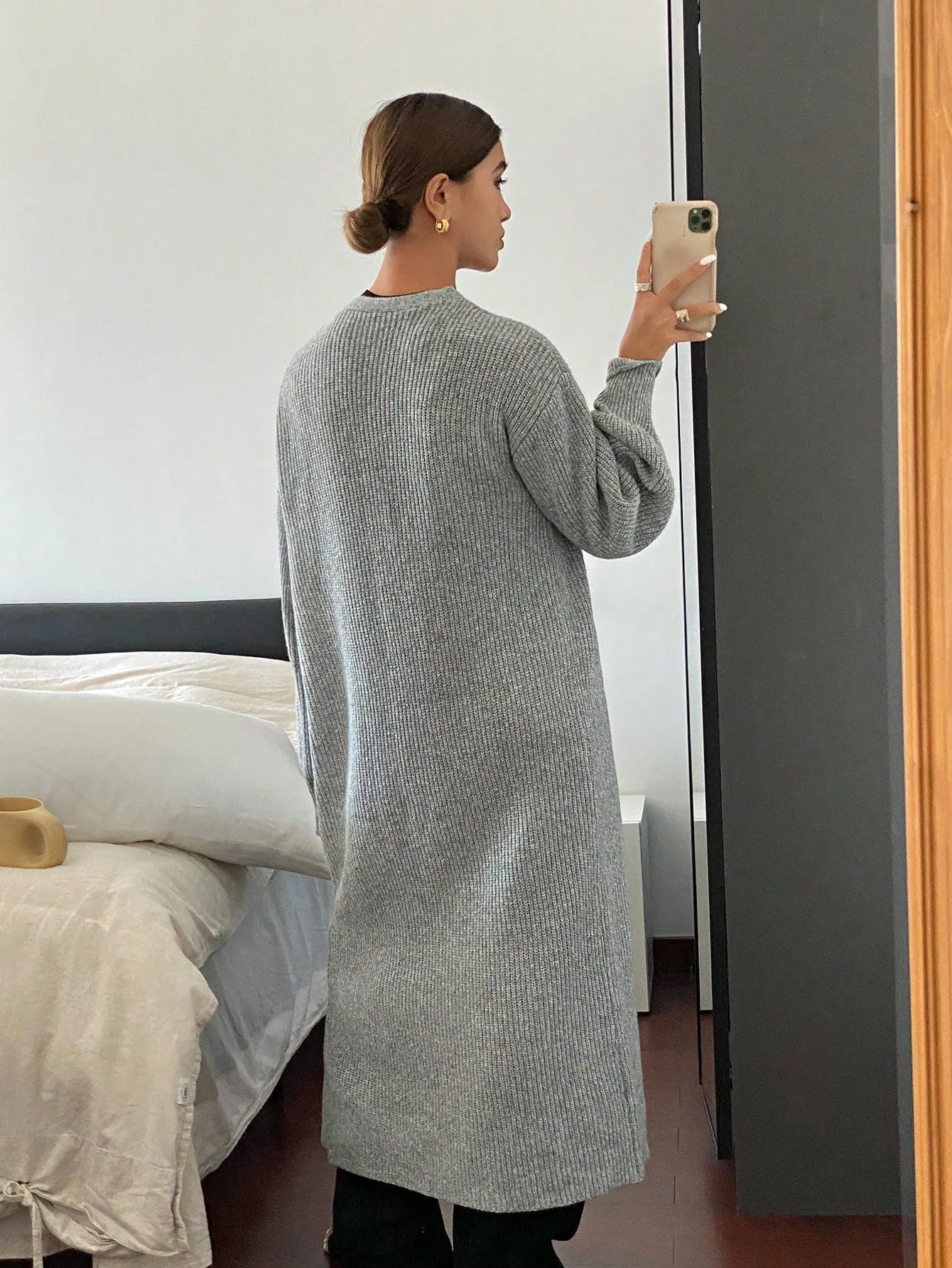 Cárdigan Largo Holgado para Mujer - Cherry Vibes