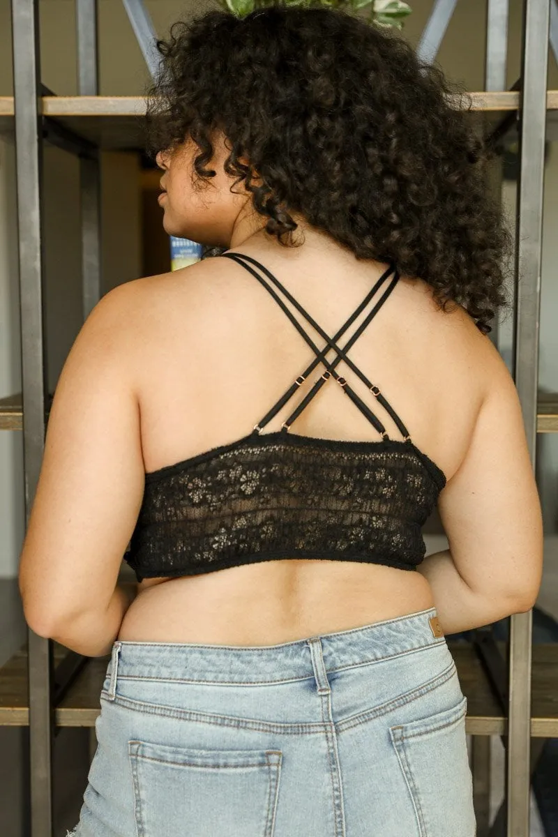 Crochet Daisy Longline Bralette Plus - 2 colors