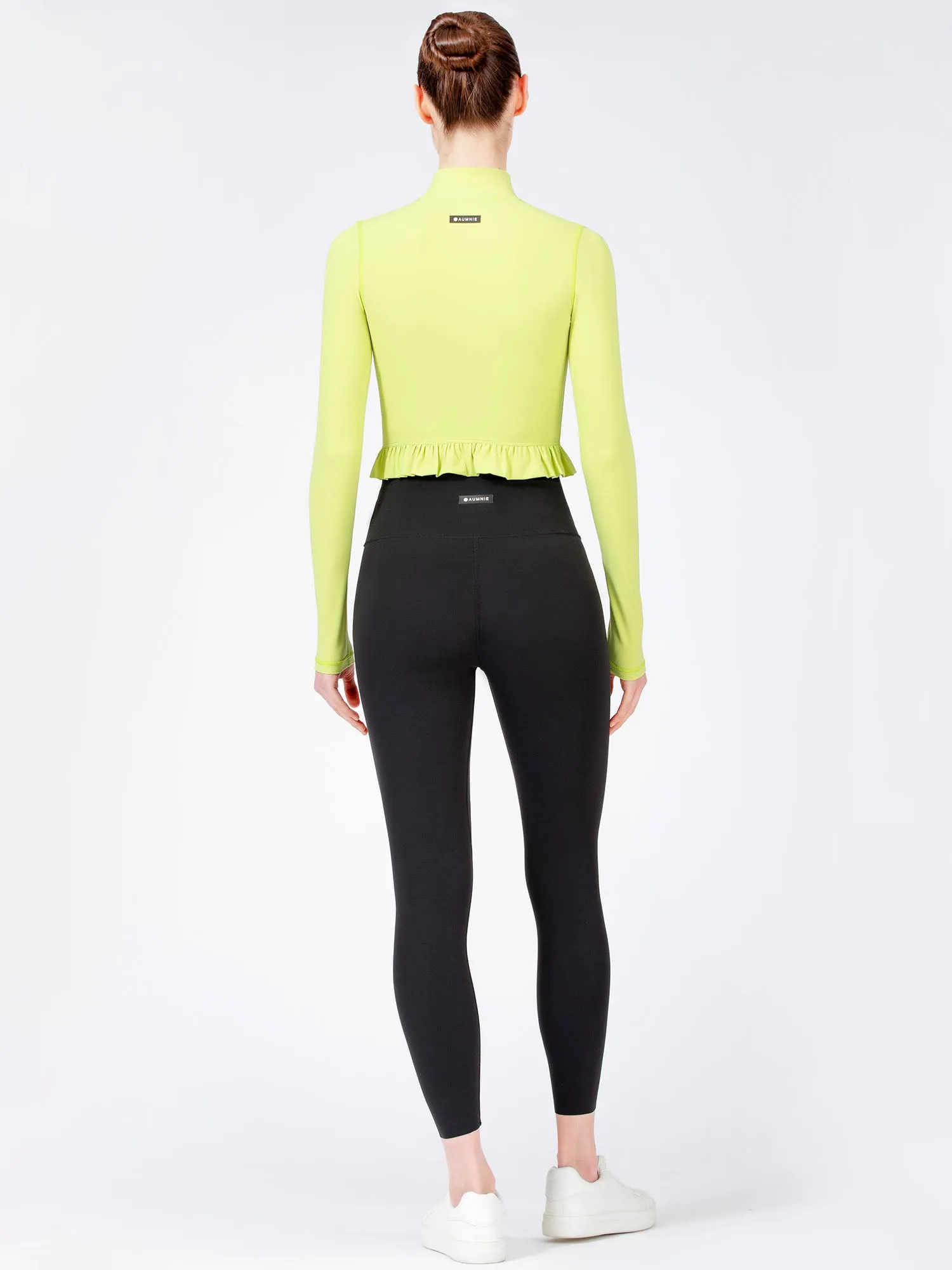 CROPPED RUFFLES JACKET, GLOW