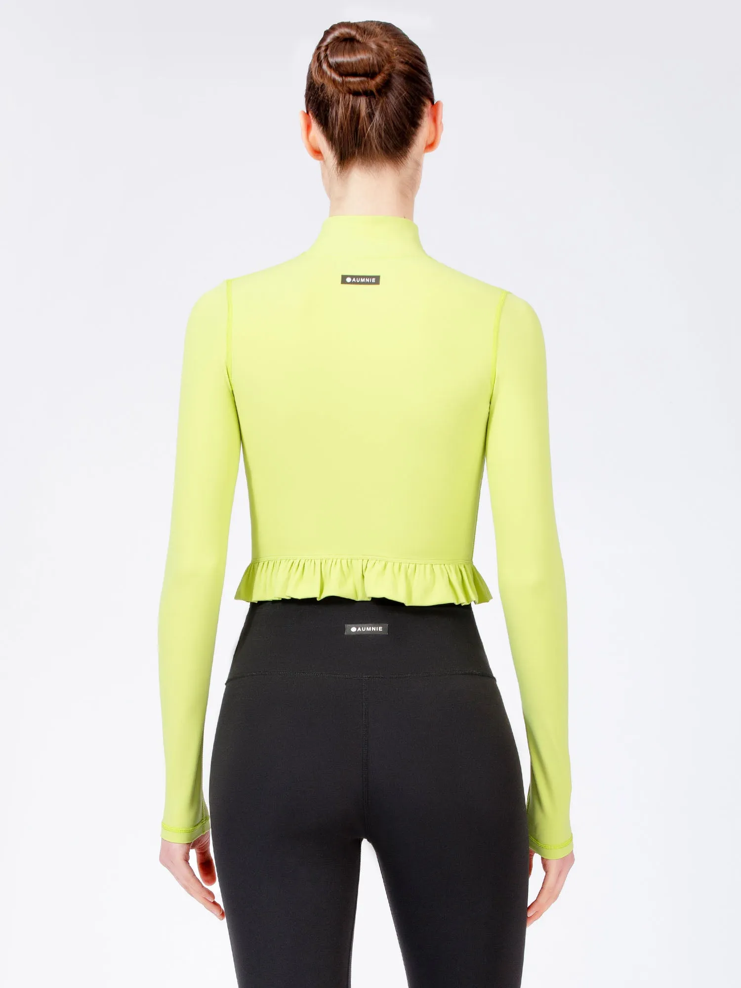 CROPPED RUFFLES JACKET, GLOW