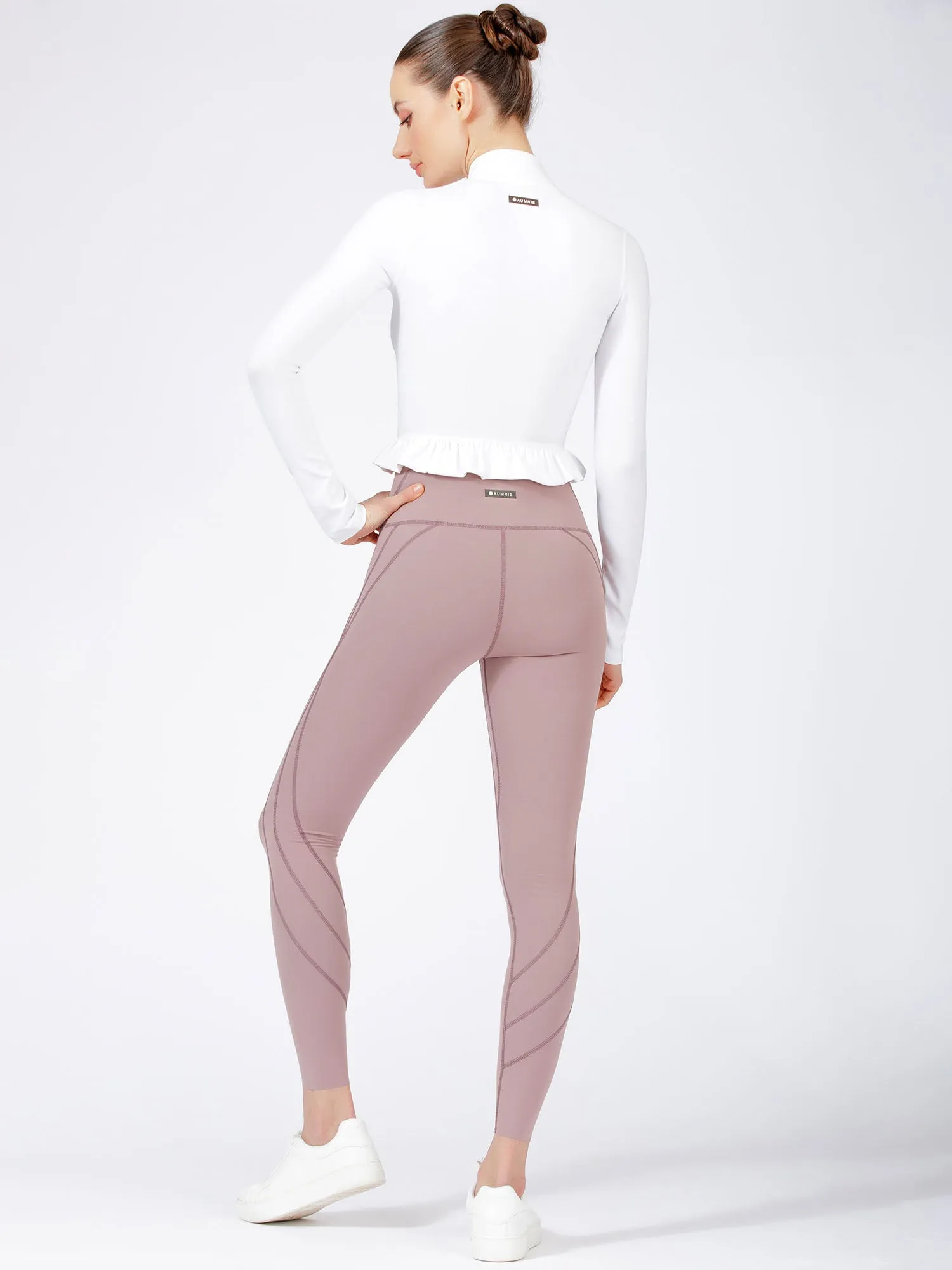 CROPPED RUFFLES JACKET, WHITE