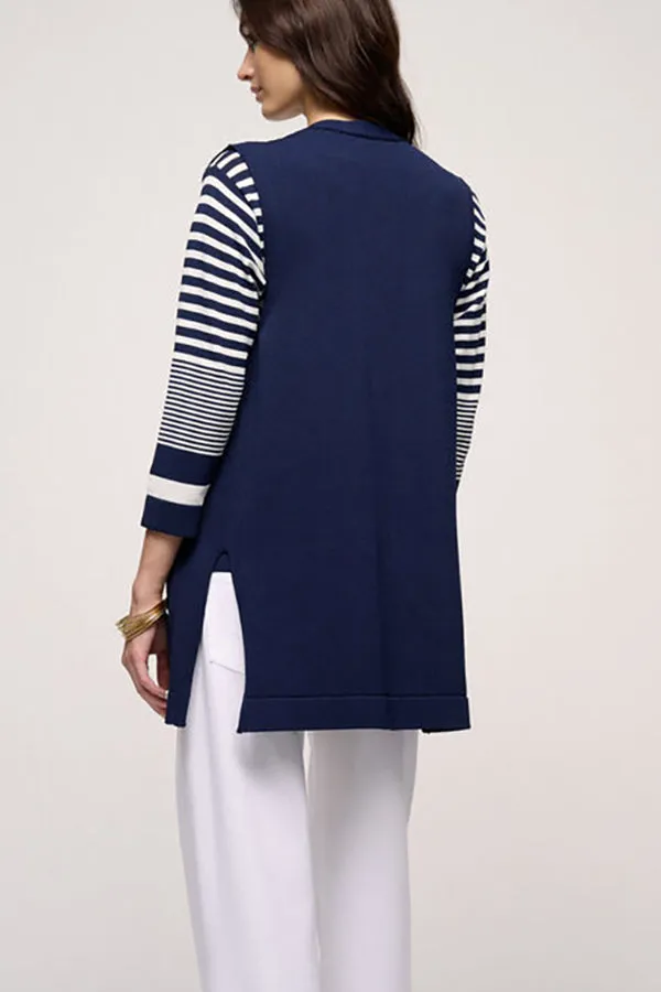 CURVATURA BLUE LONG VEST