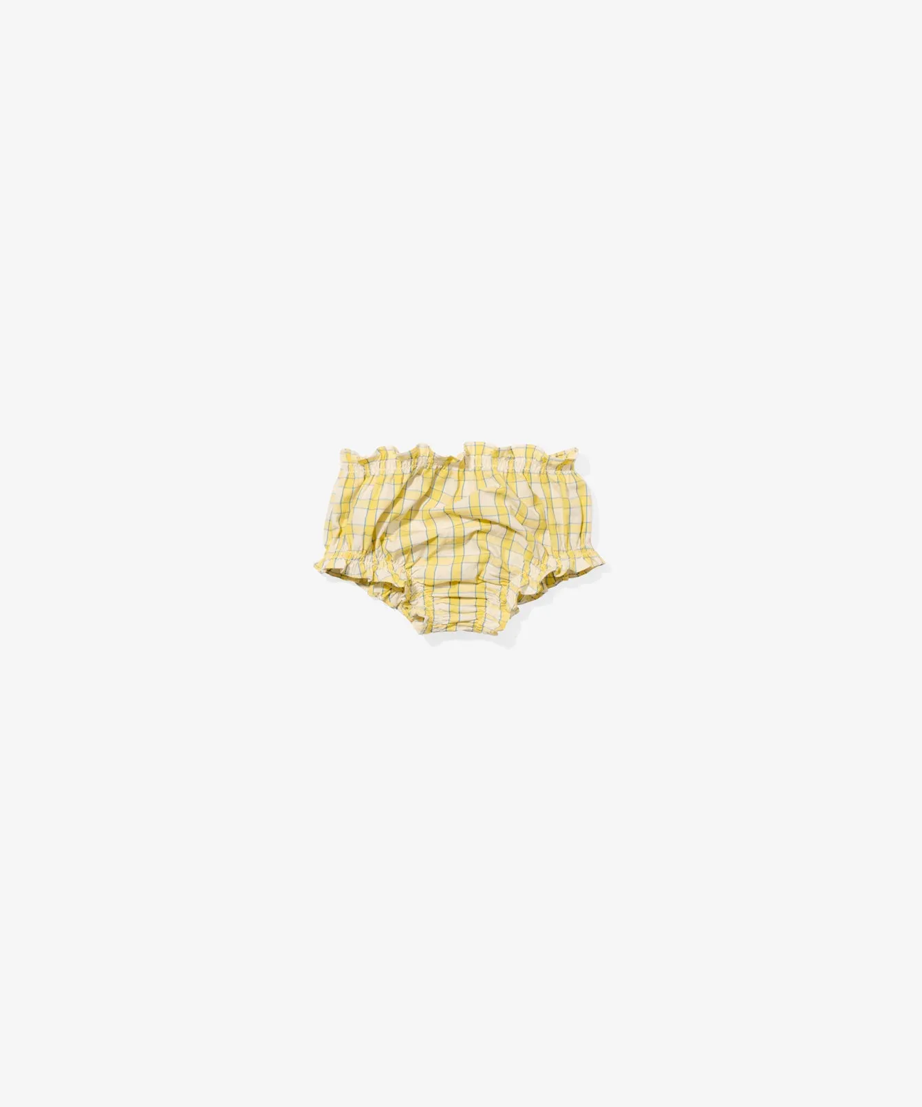 Daisy Baby Dress, Yellow Picnic Check