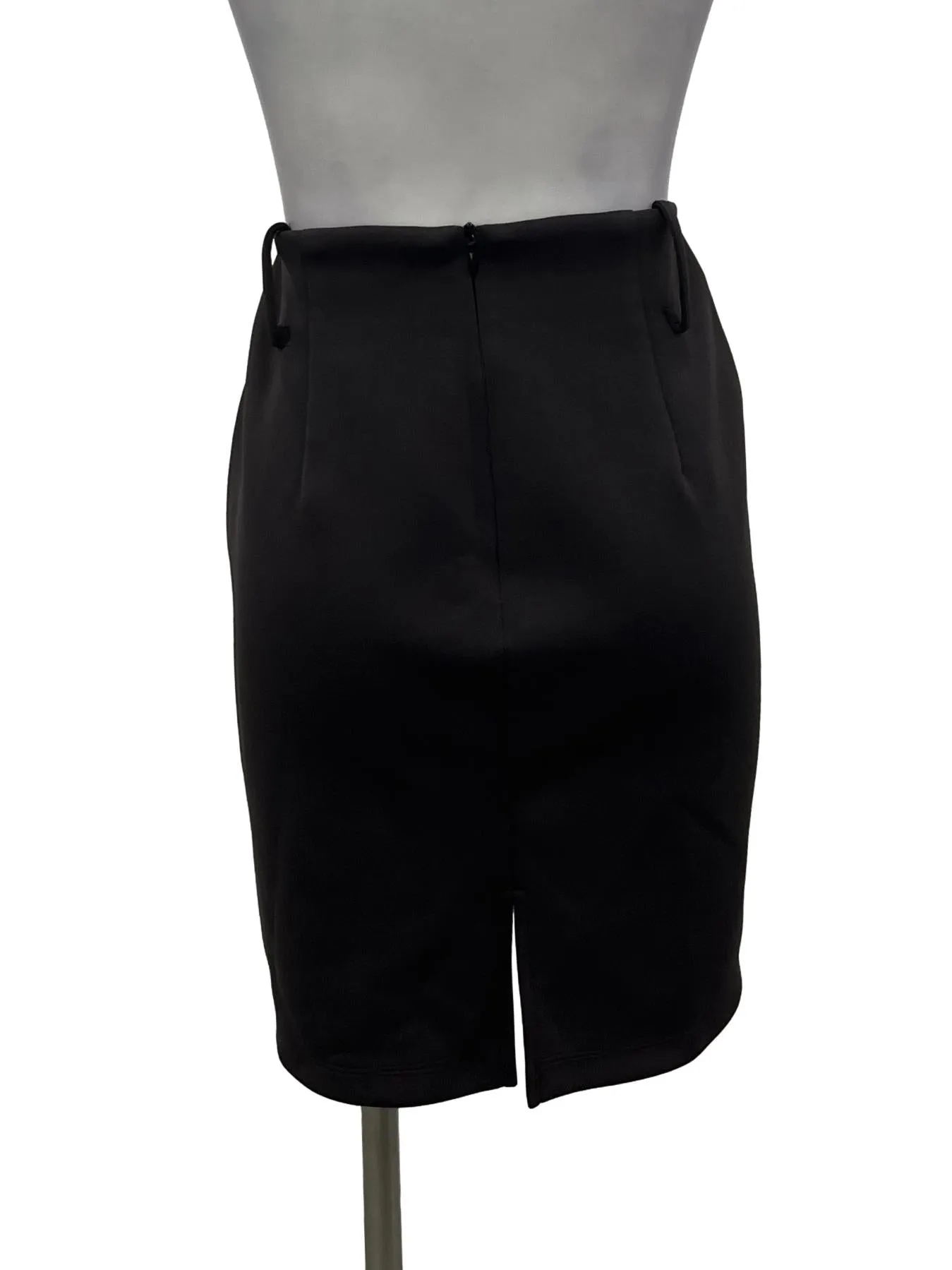 Dark Grey Lined Skirt
