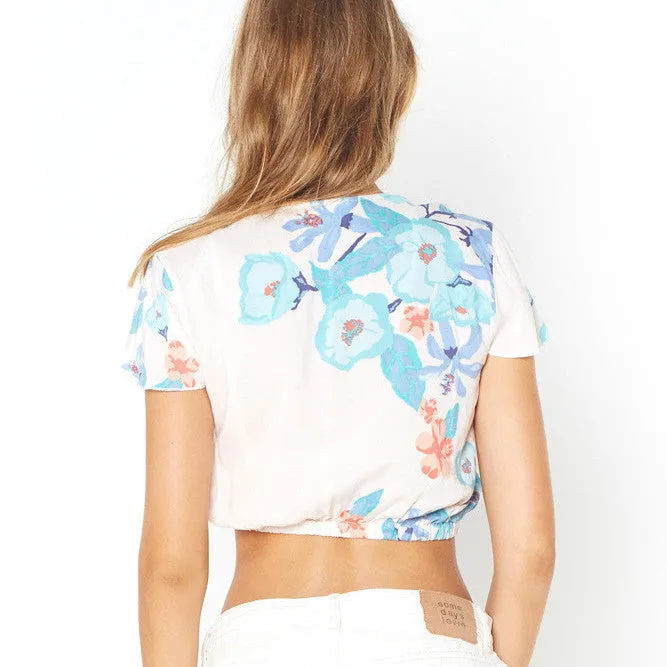 Day Dreamer Tie Front Crop Top