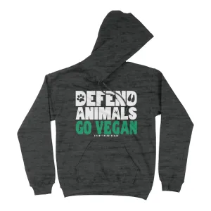 Defend Animals Go Vegan Hoodie