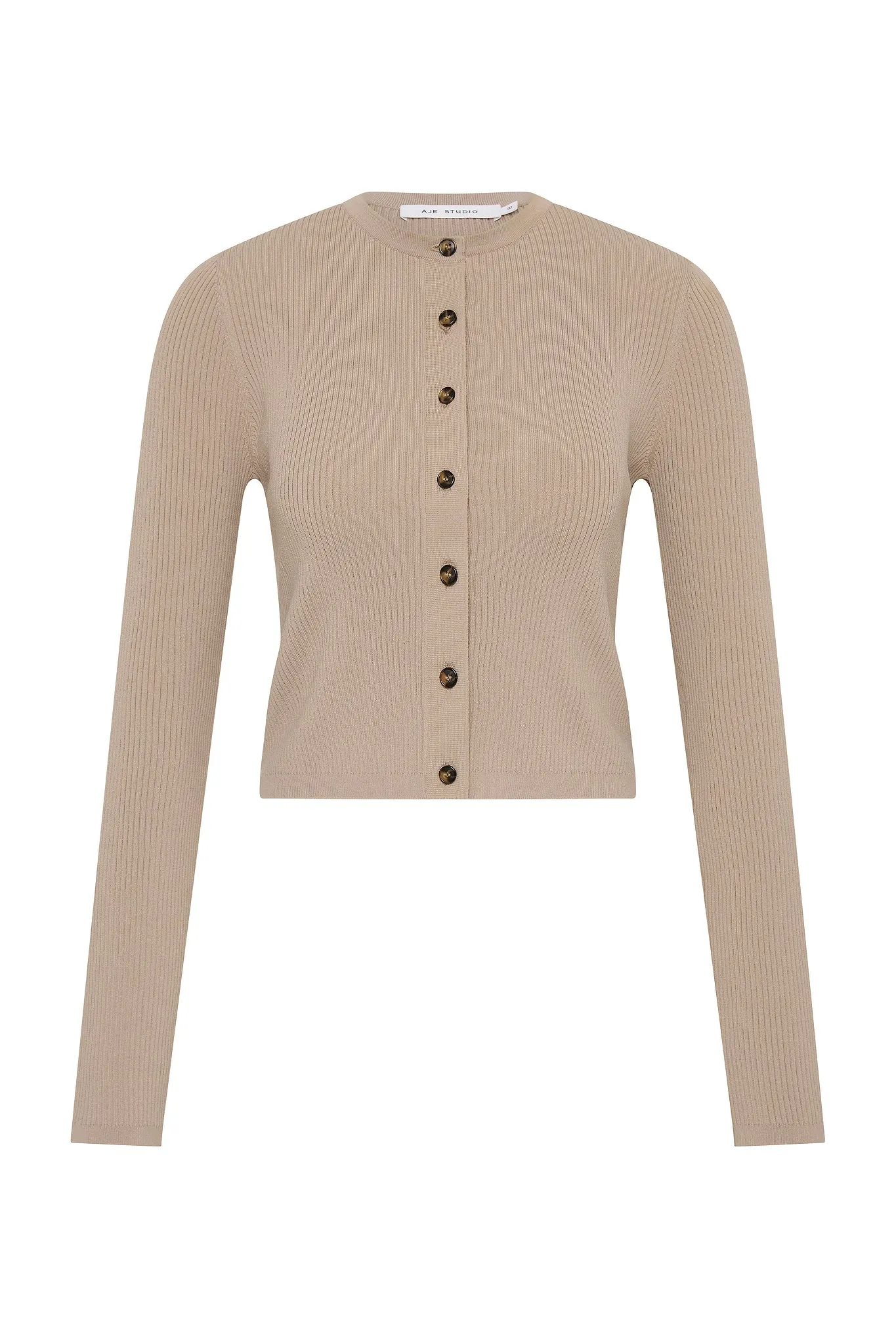 Deia Cropped Knit Cardigan