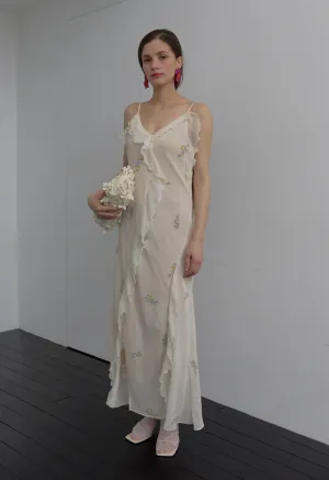 Delilah Dress White