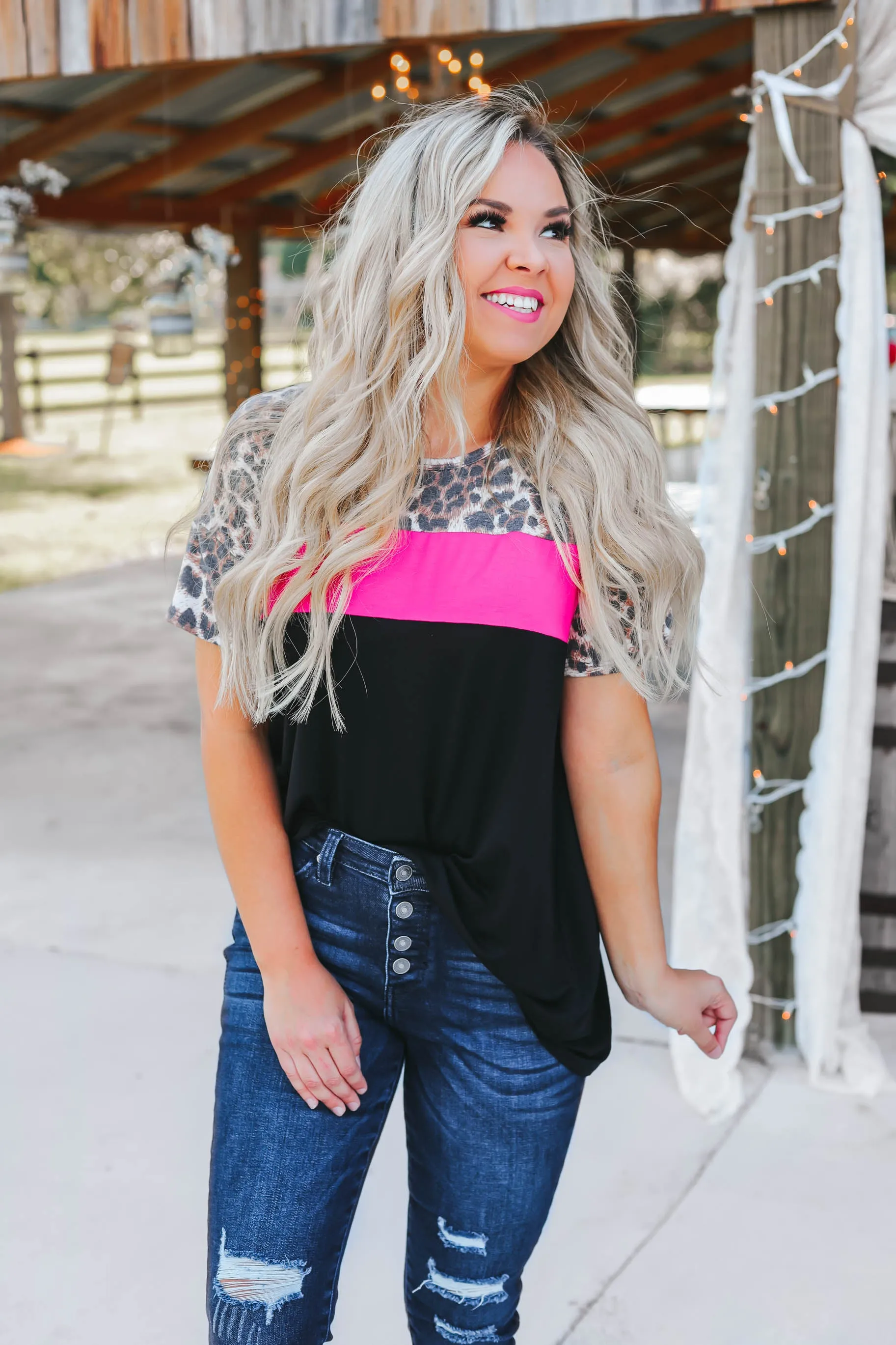 Deserts Edge Leopard Top