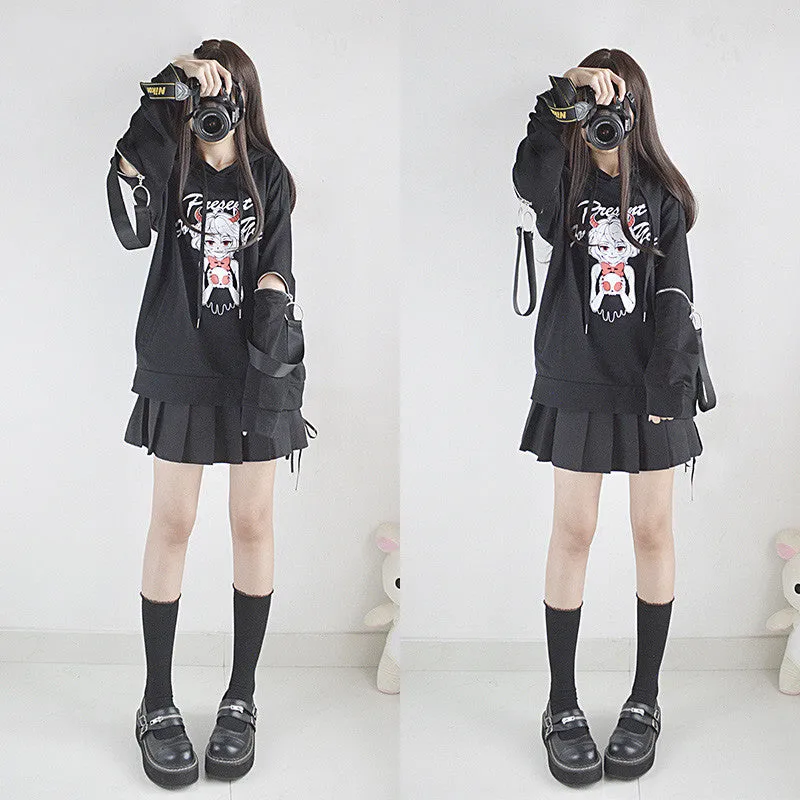DEVIL'S GIFT BLACK HANDSOME HOODIE UB3396