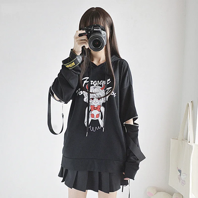 DEVIL'S GIFT BLACK HANDSOME HOODIE UB3396