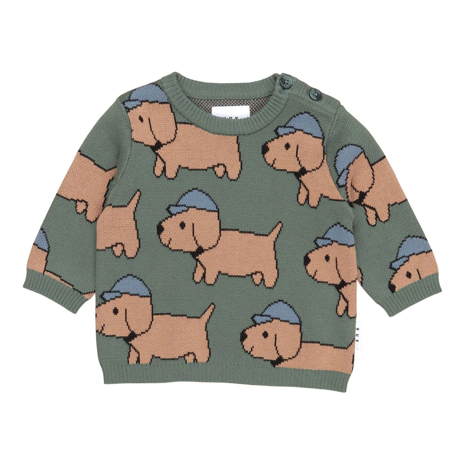 Dog Knit Jumper Light Spruce