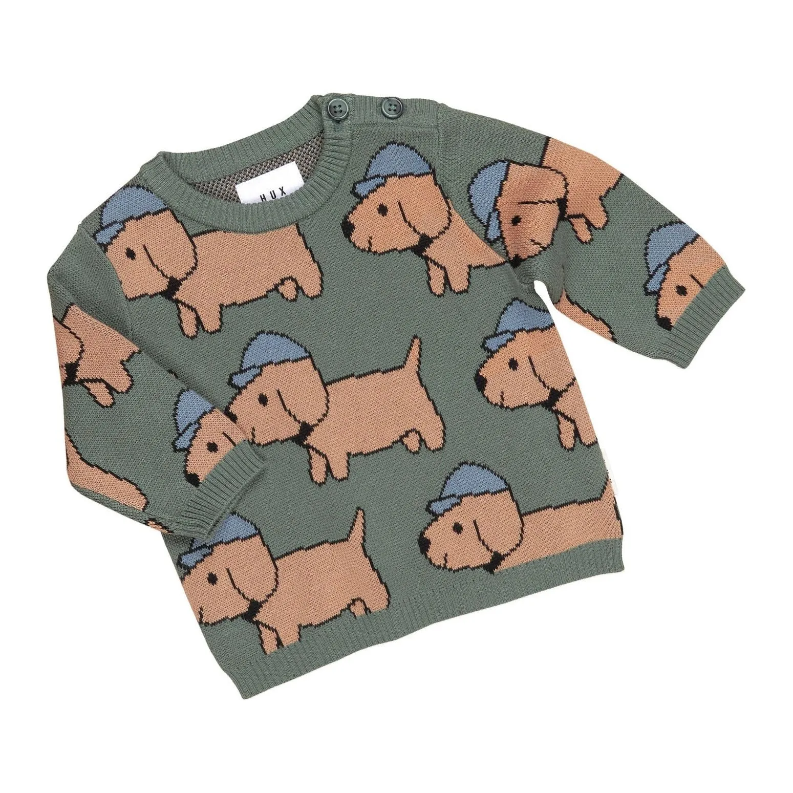 Dog Knit Jumper Light Spruce