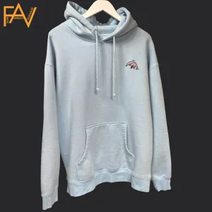 Dolphin - Blue Aqua Heavyweight Hoodie