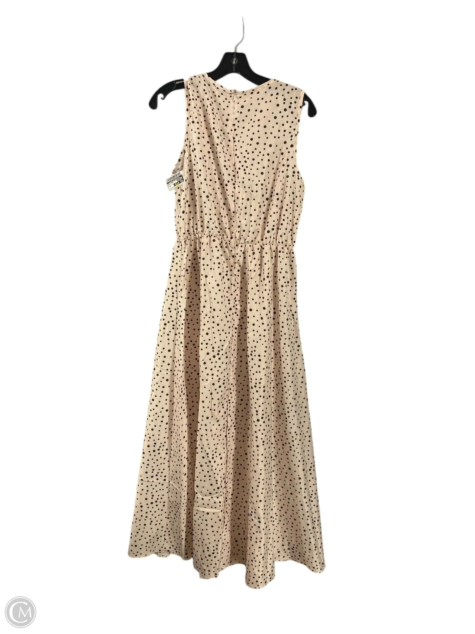 Dress Casual Maxi By Clothes Mentor In Black & Cream, Size: M