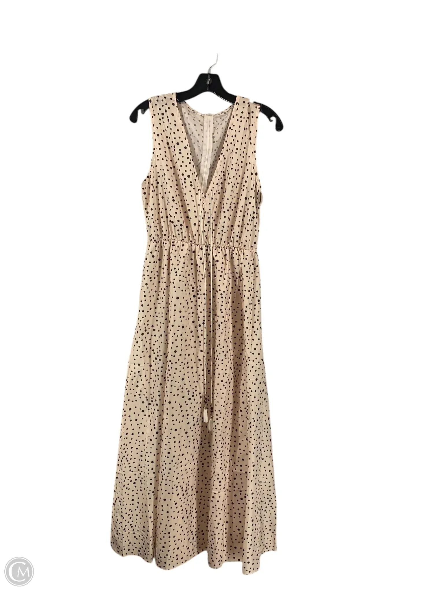 Dress Casual Maxi By Clothes Mentor In Black & Cream, Size: M