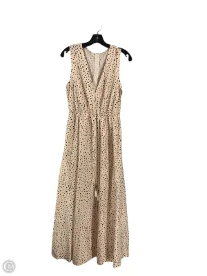 Dress Casual Maxi By Clothes Mentor In Black & Cream, Size: M