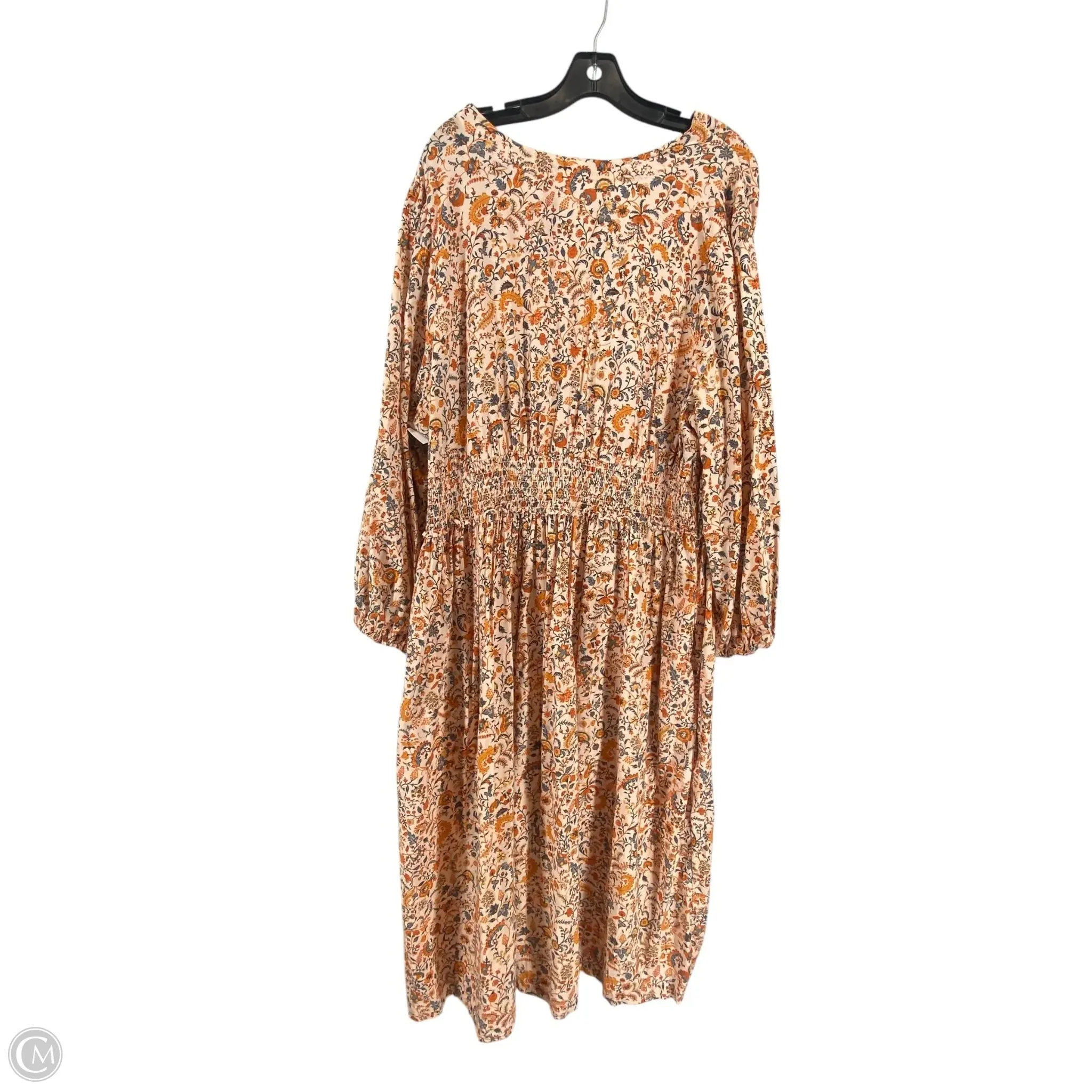 Dress Casual Maxi By Old Navy In Peach, Size: 3x