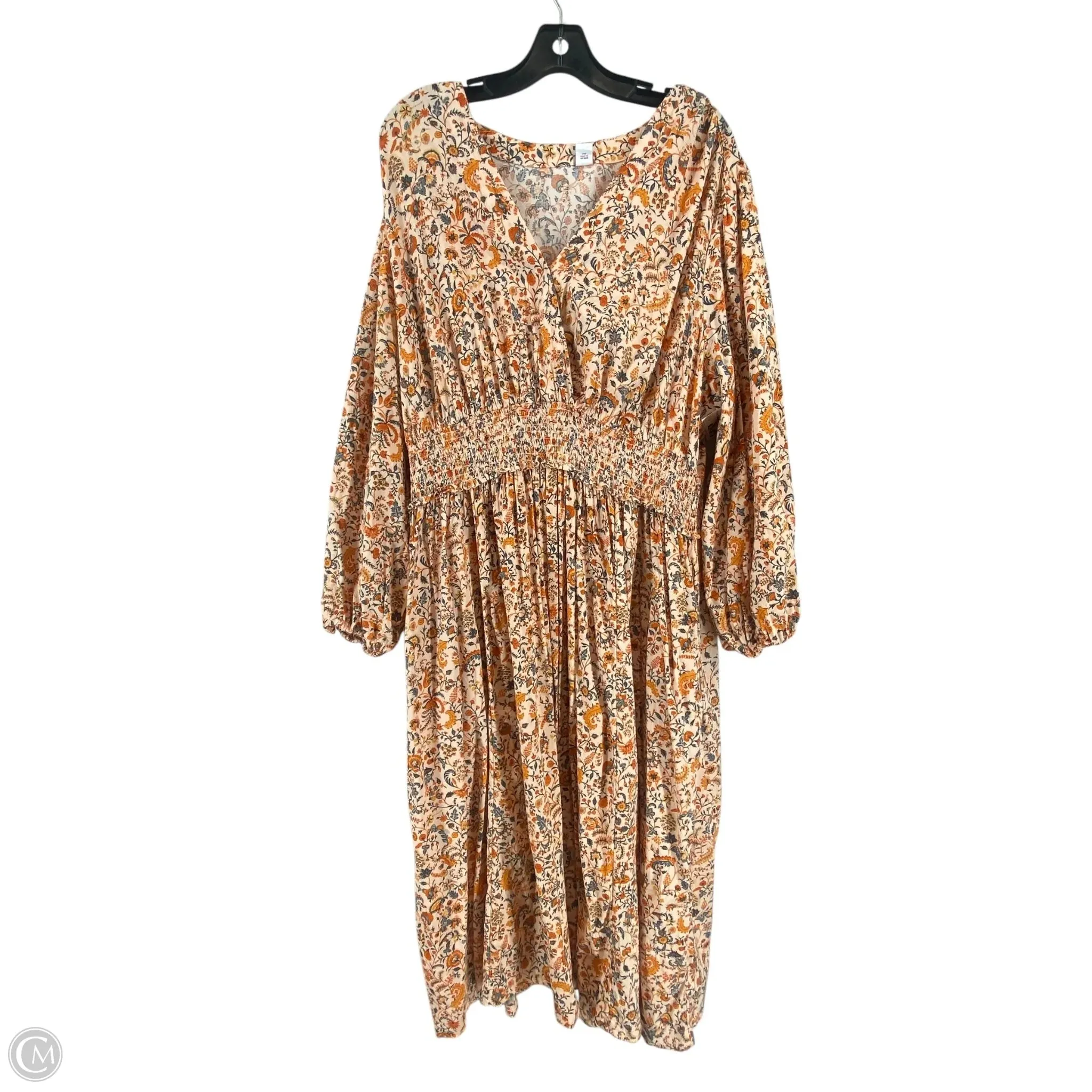 Dress Casual Maxi By Old Navy In Peach, Size: 3x