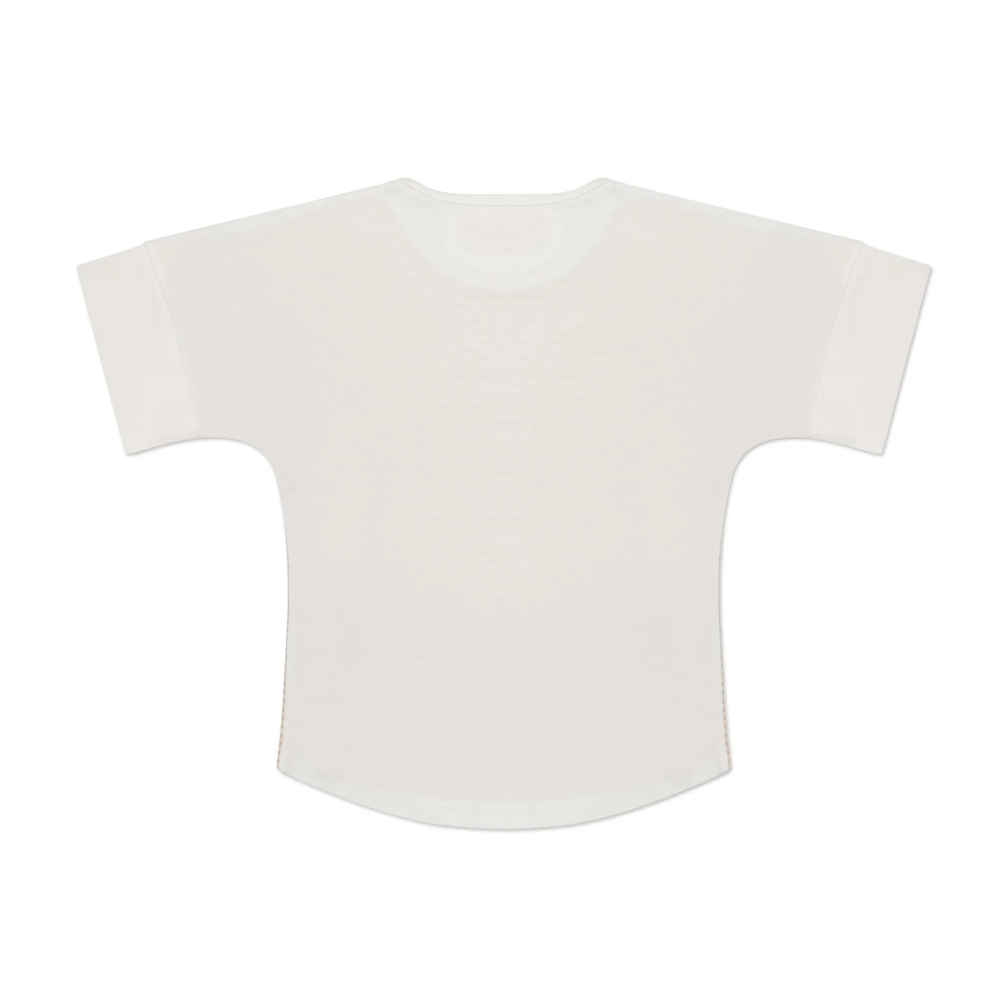 Dropped Shoulder Striped Tee