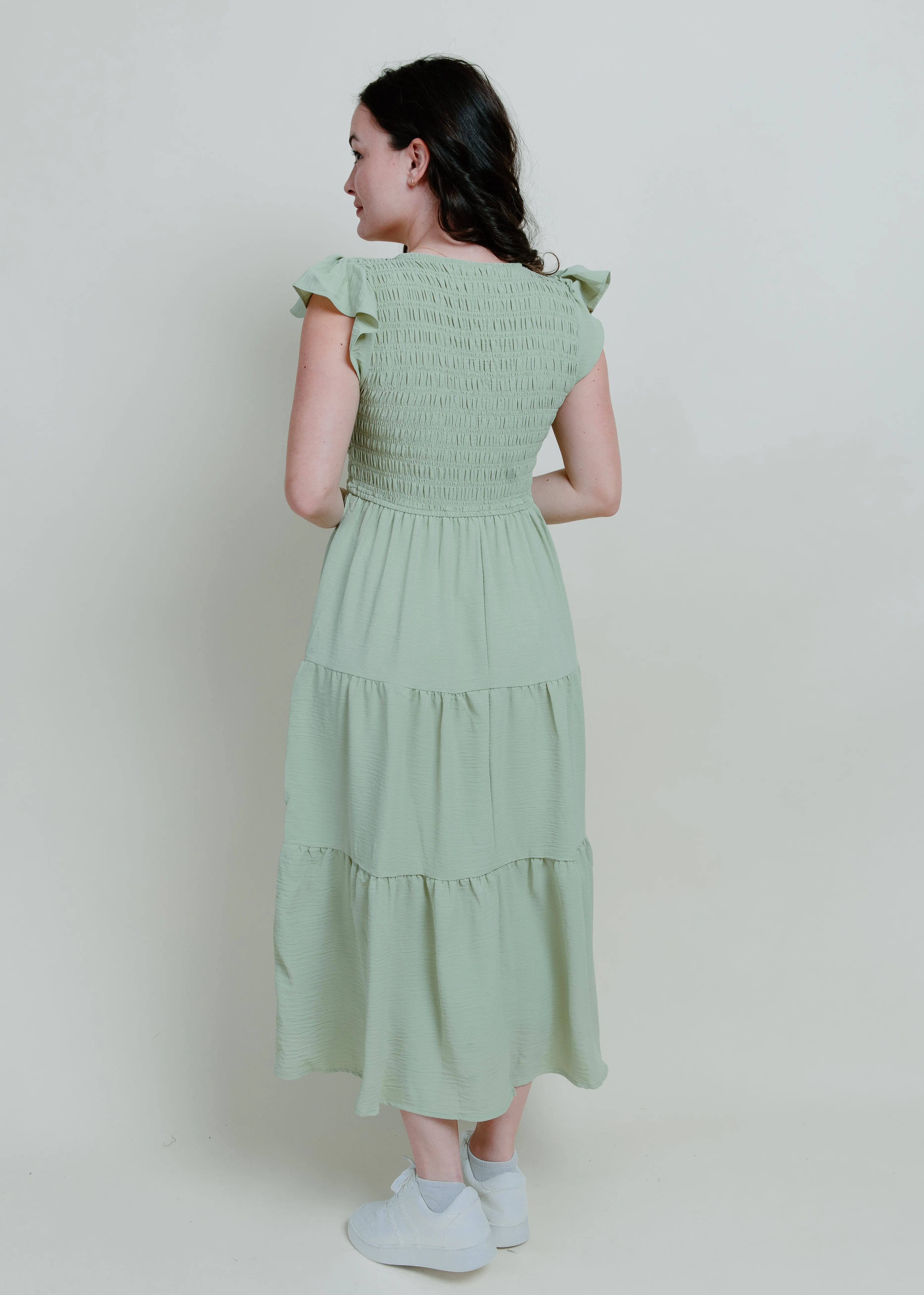 Easy Goes It Maxi Dress - Sage